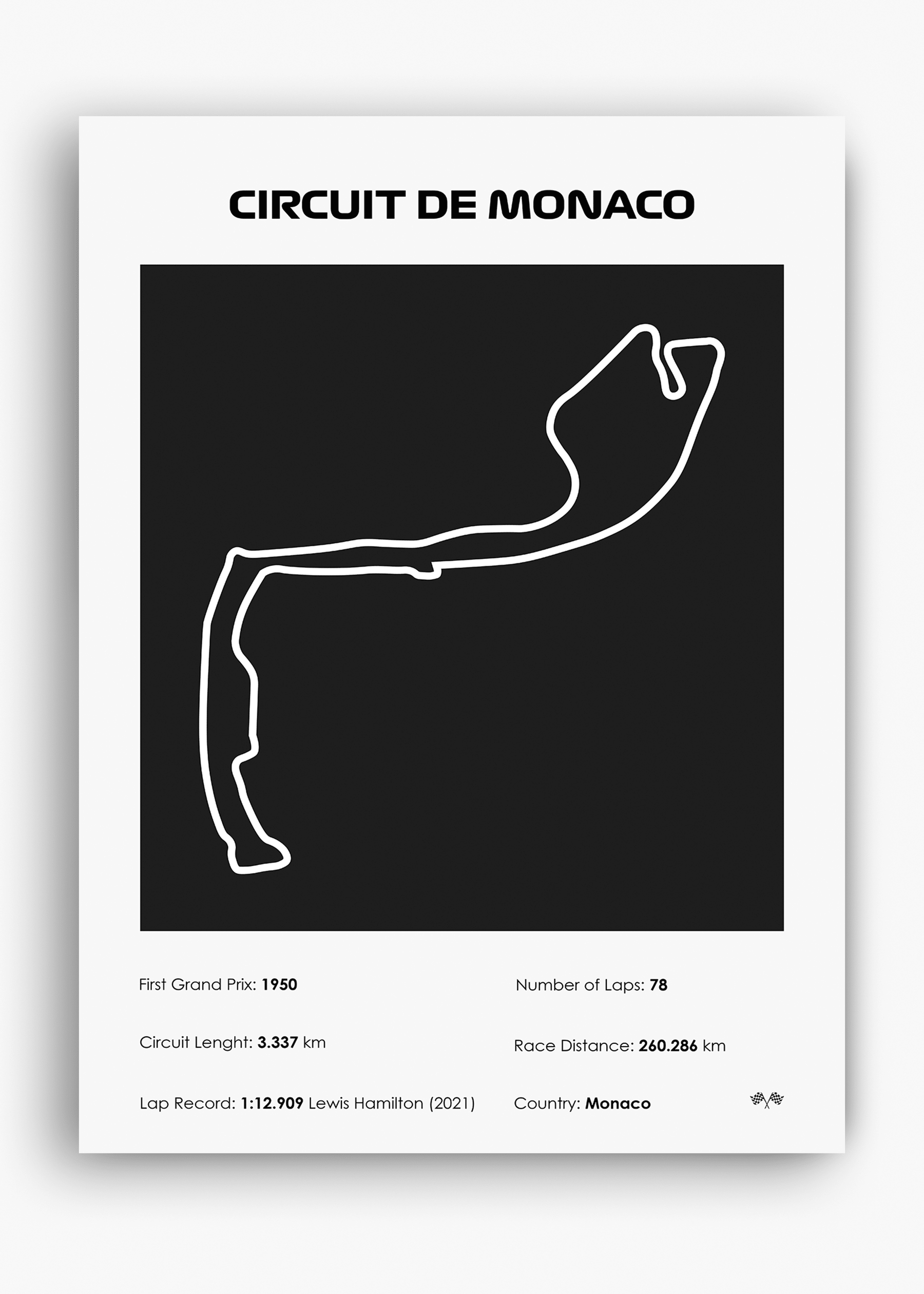 Quadro Mônaco Black