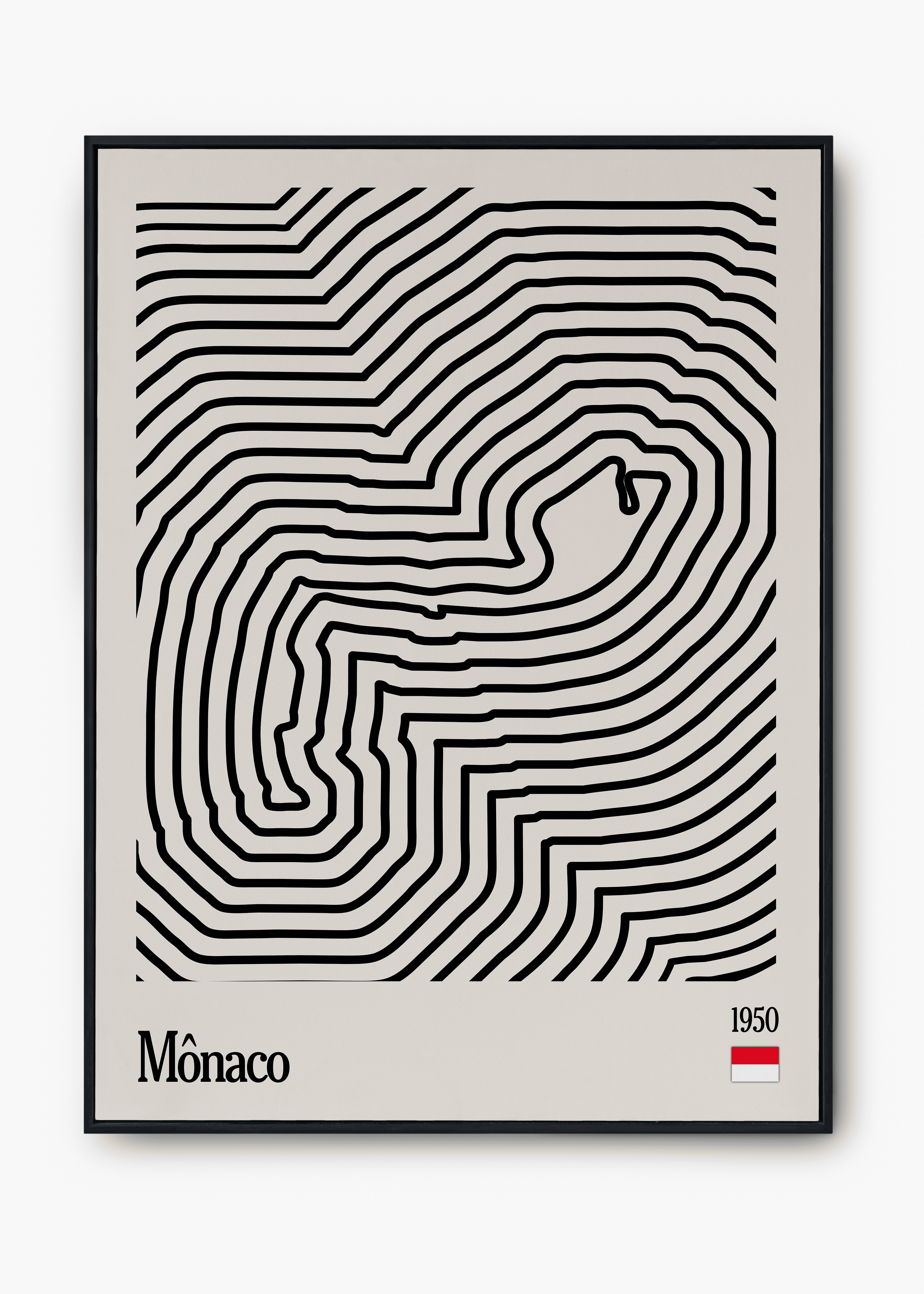 Quadro Mônaco Mosaic