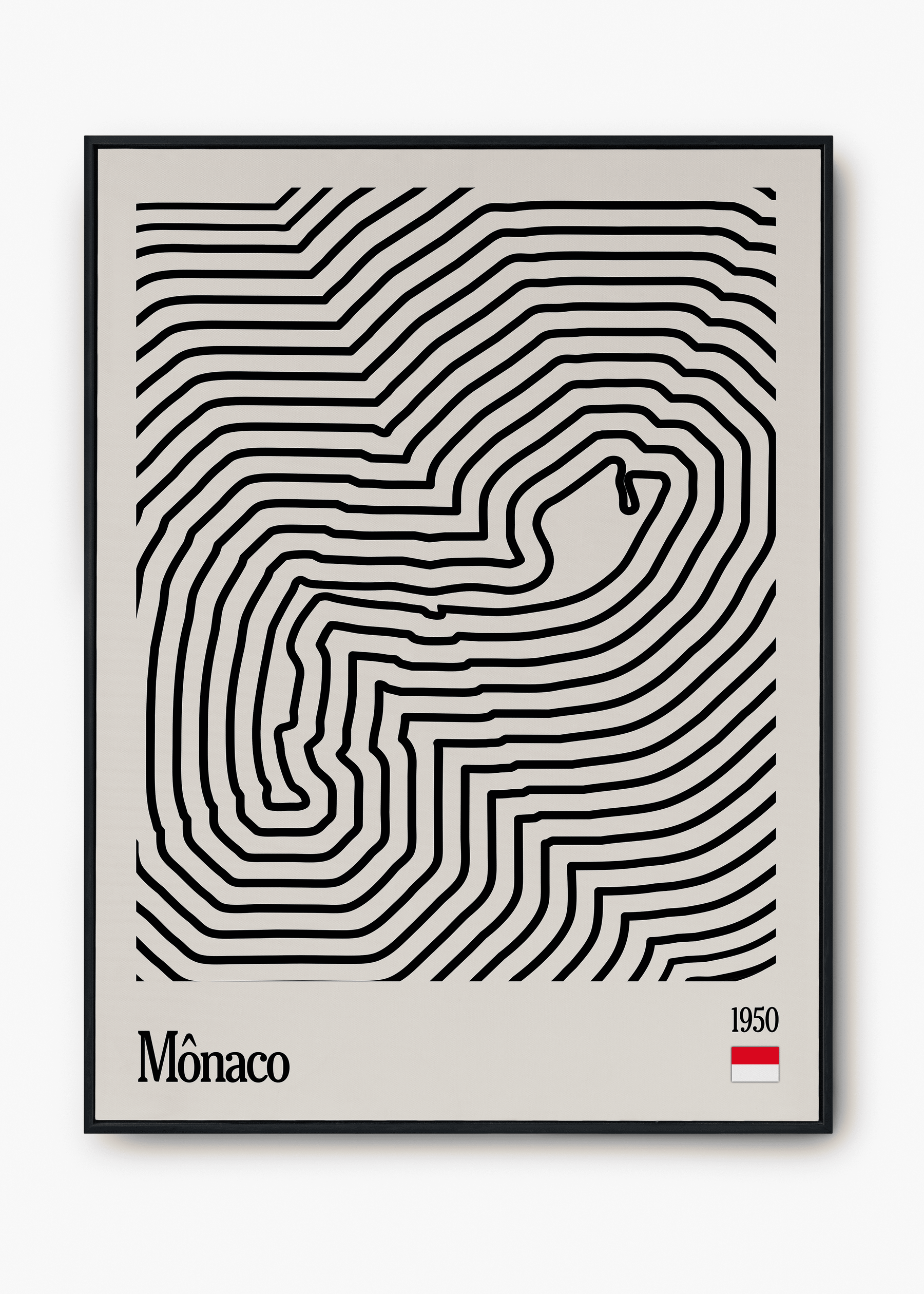 Quadro Mônaco Mosaic