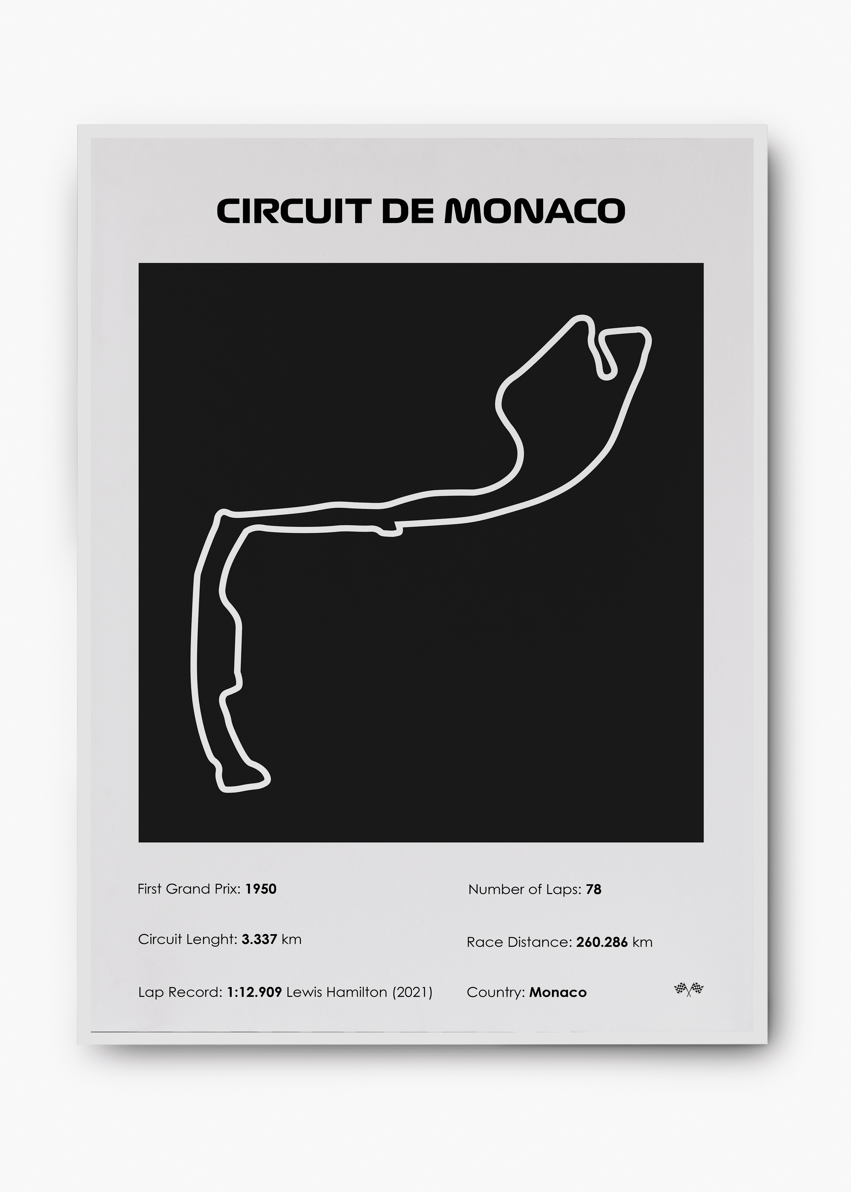 Quadro Mônaco Black