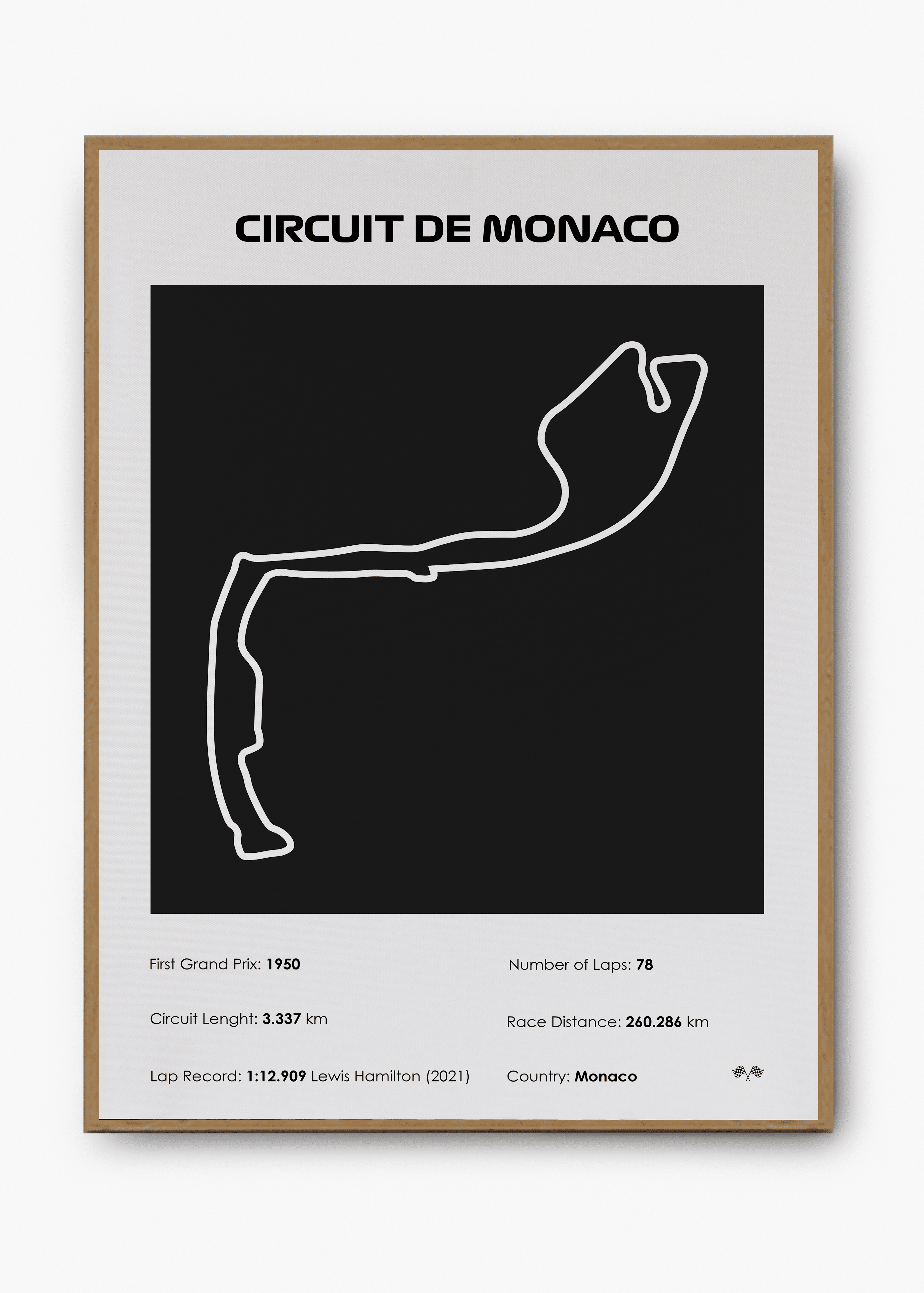 Quadro Mônaco Black