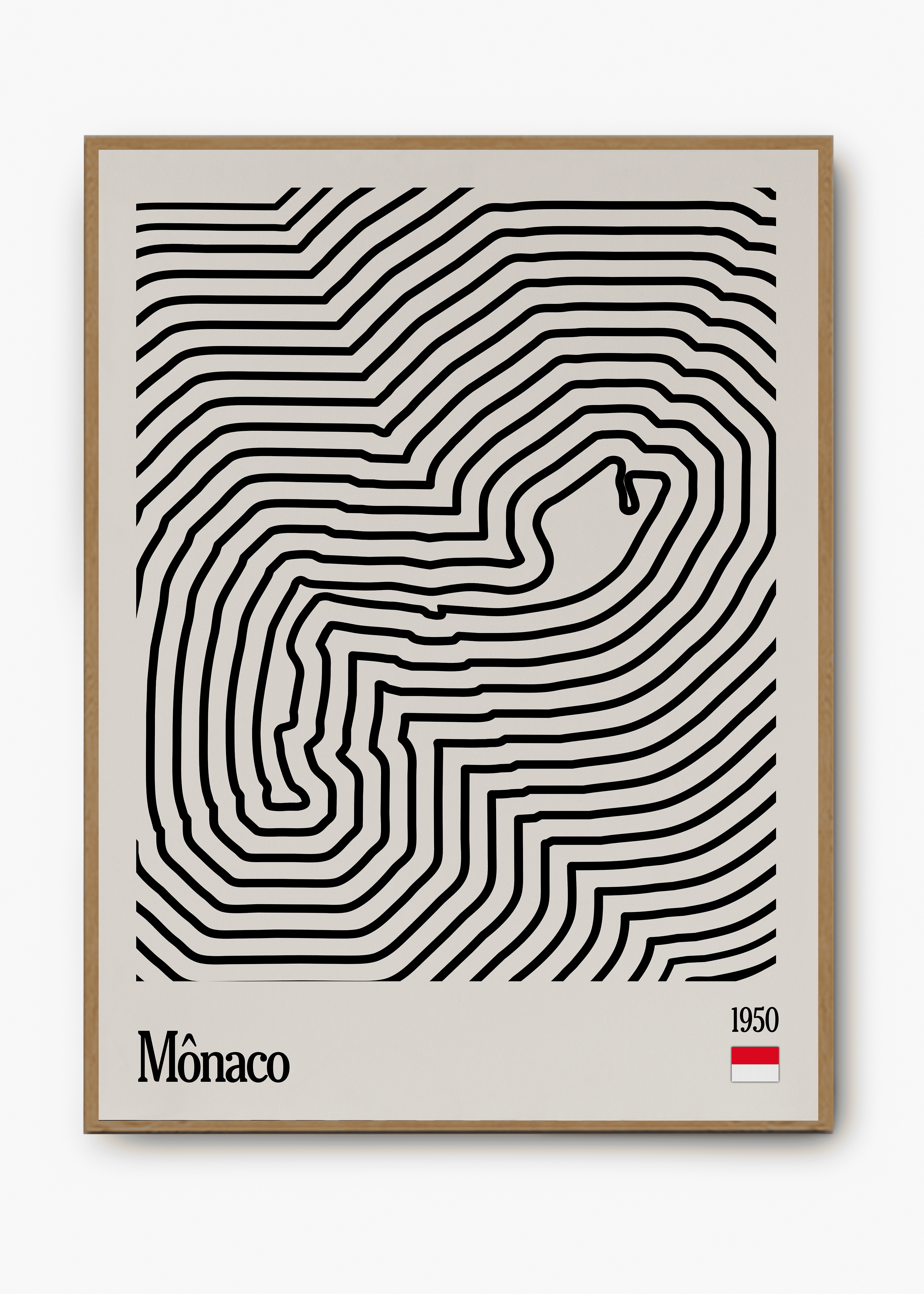 Quadro Mônaco Mosaic