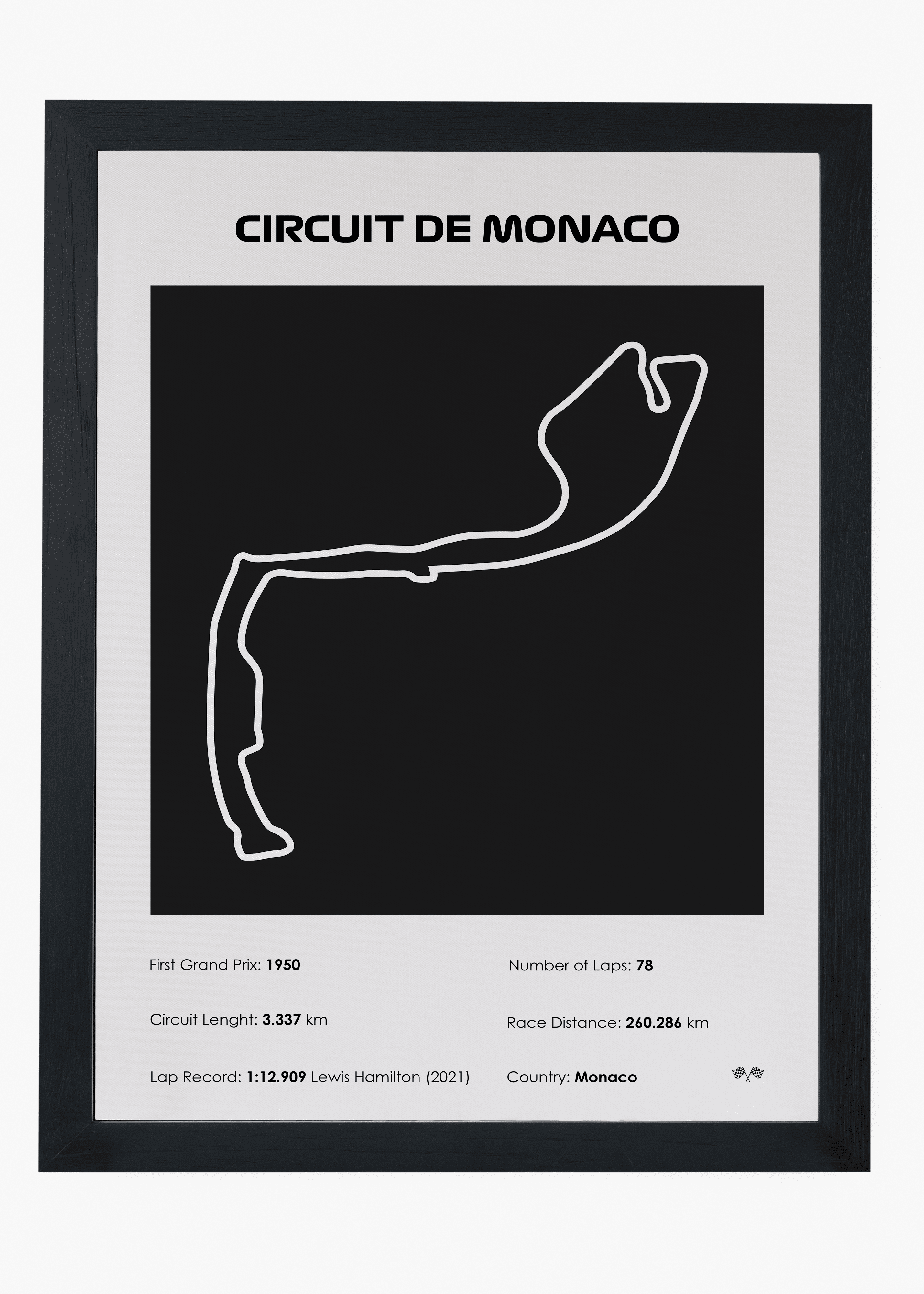 Quadro Mônaco Black