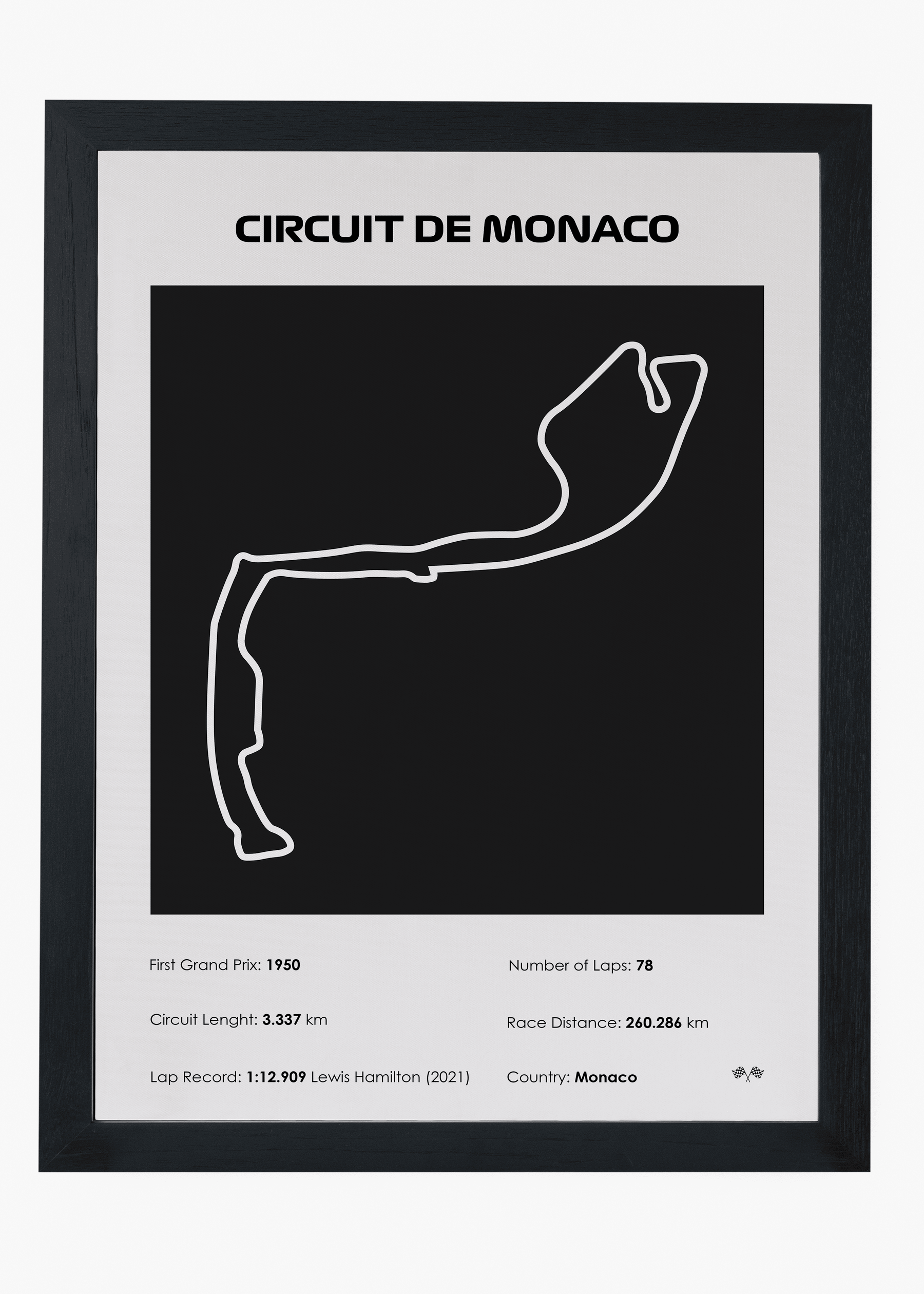 Quadro Mônaco Black