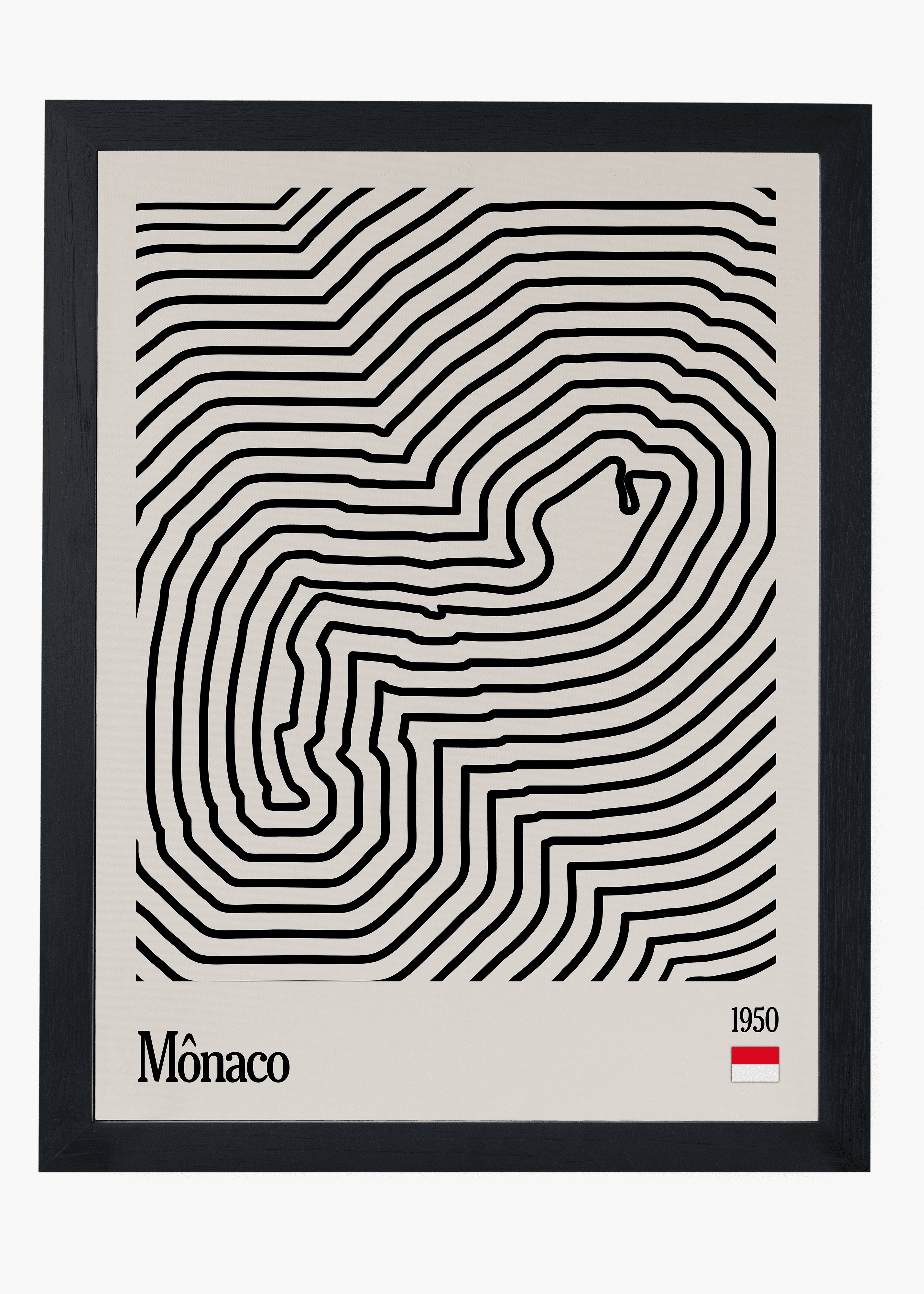 Quadro Mônaco Mosaic