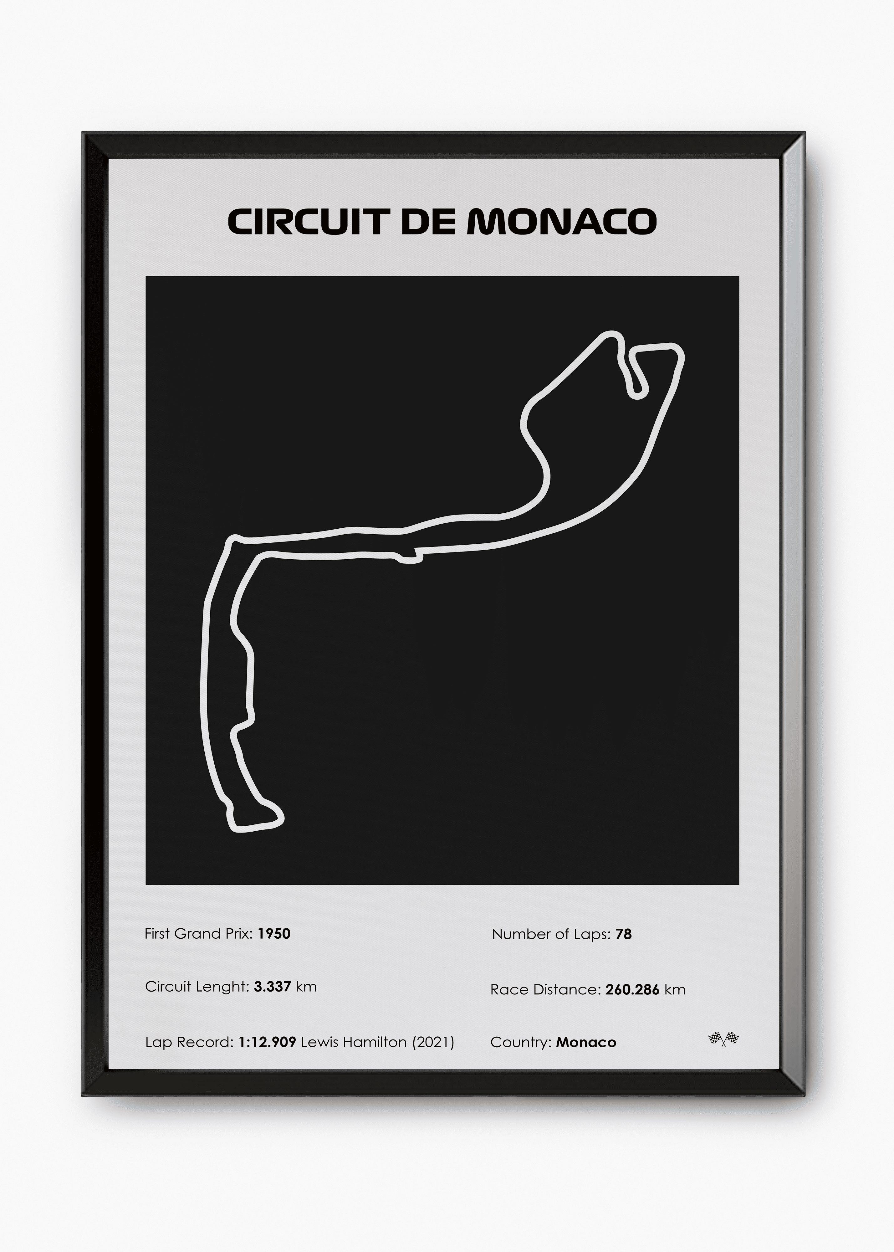 Quadro Mônaco Black