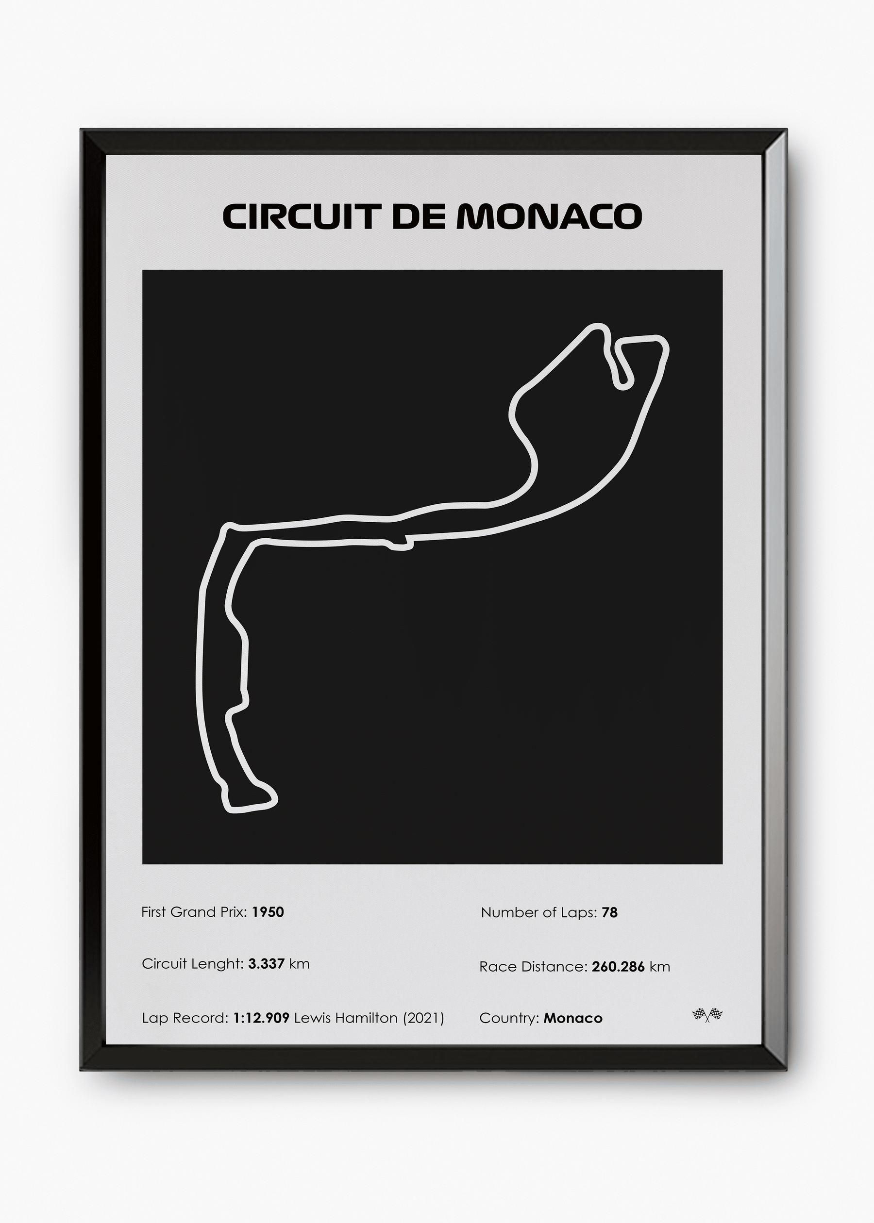 Quadro Mônaco Black