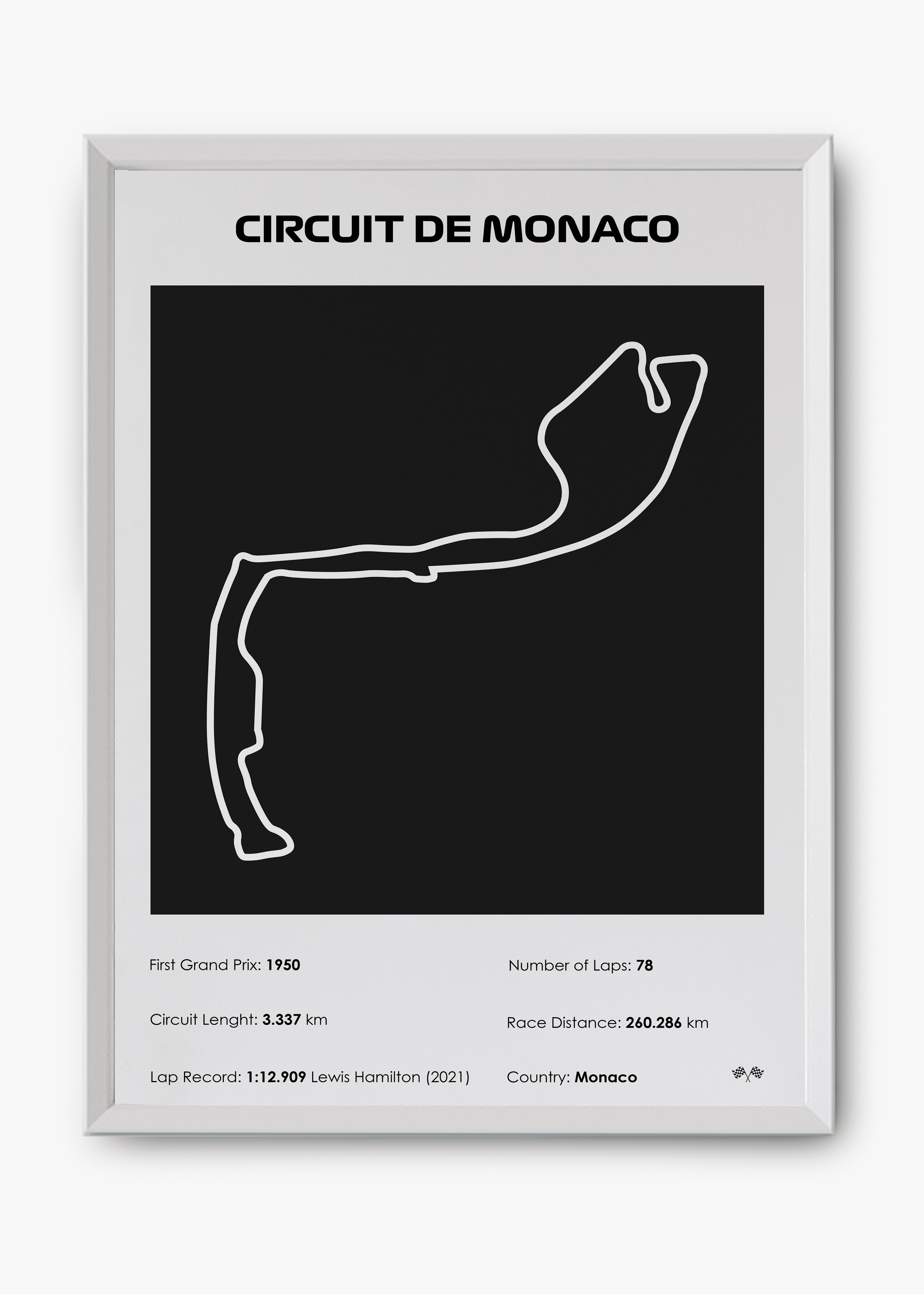 Quadro Mônaco Black