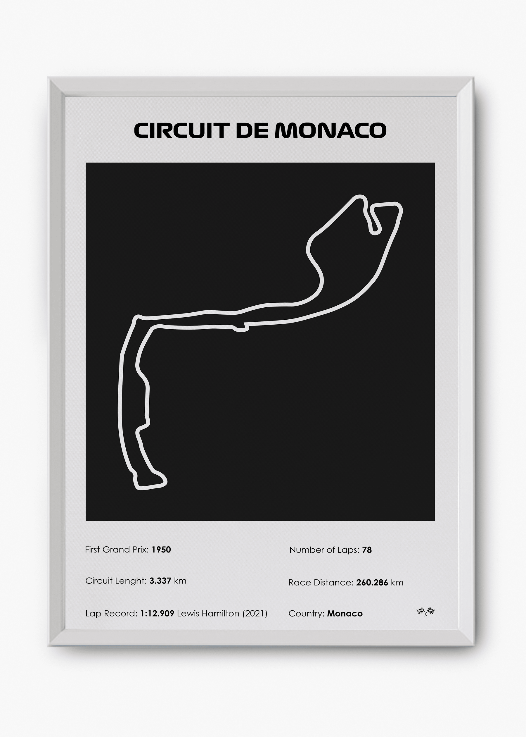 Quadro Mônaco Black