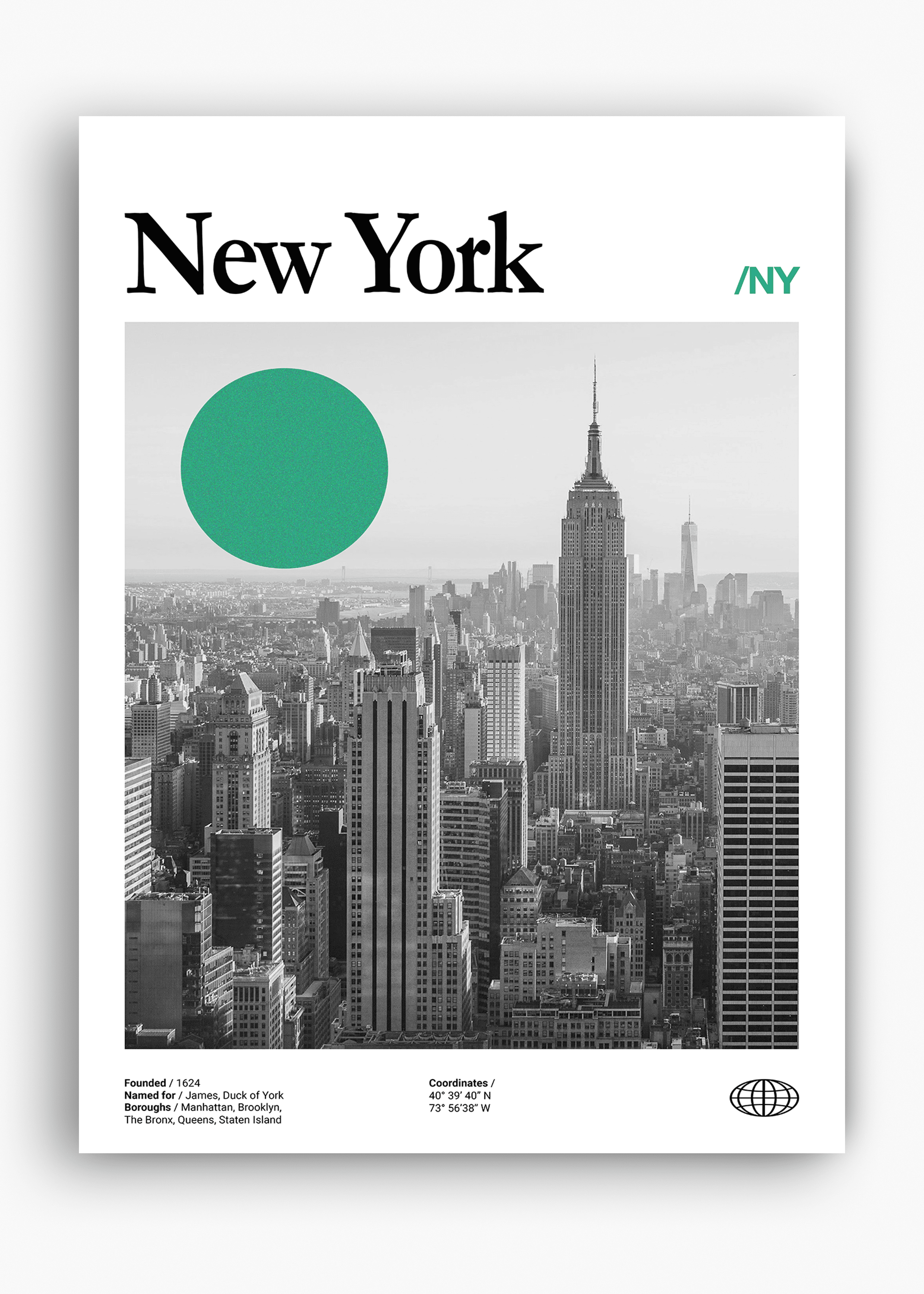 Quadro decorativo Nova York City — arte de cidade para parede | Cübe Quadros