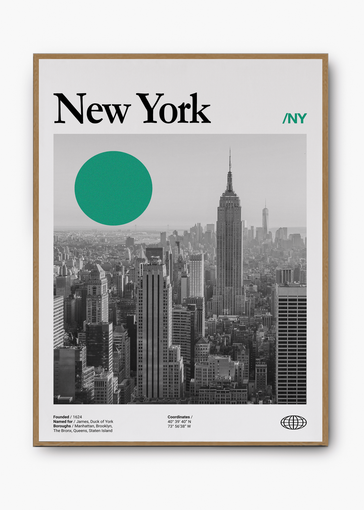 Quadro decorativo Nova York City — arte de cidade para parede | Cübe Quadros