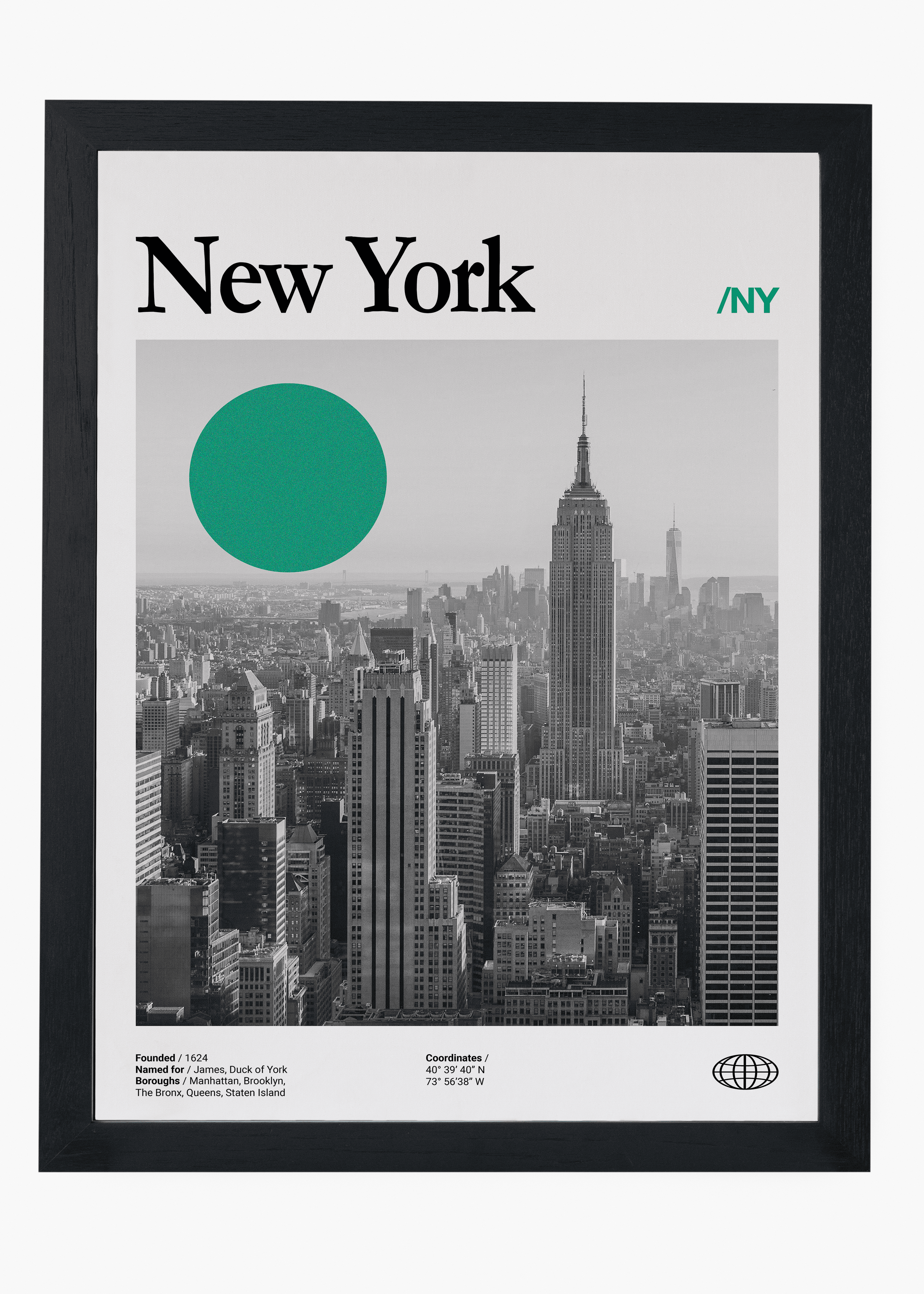 Quadro decorativo Nova York City — arte de cidade para parede | Cübe Quadros