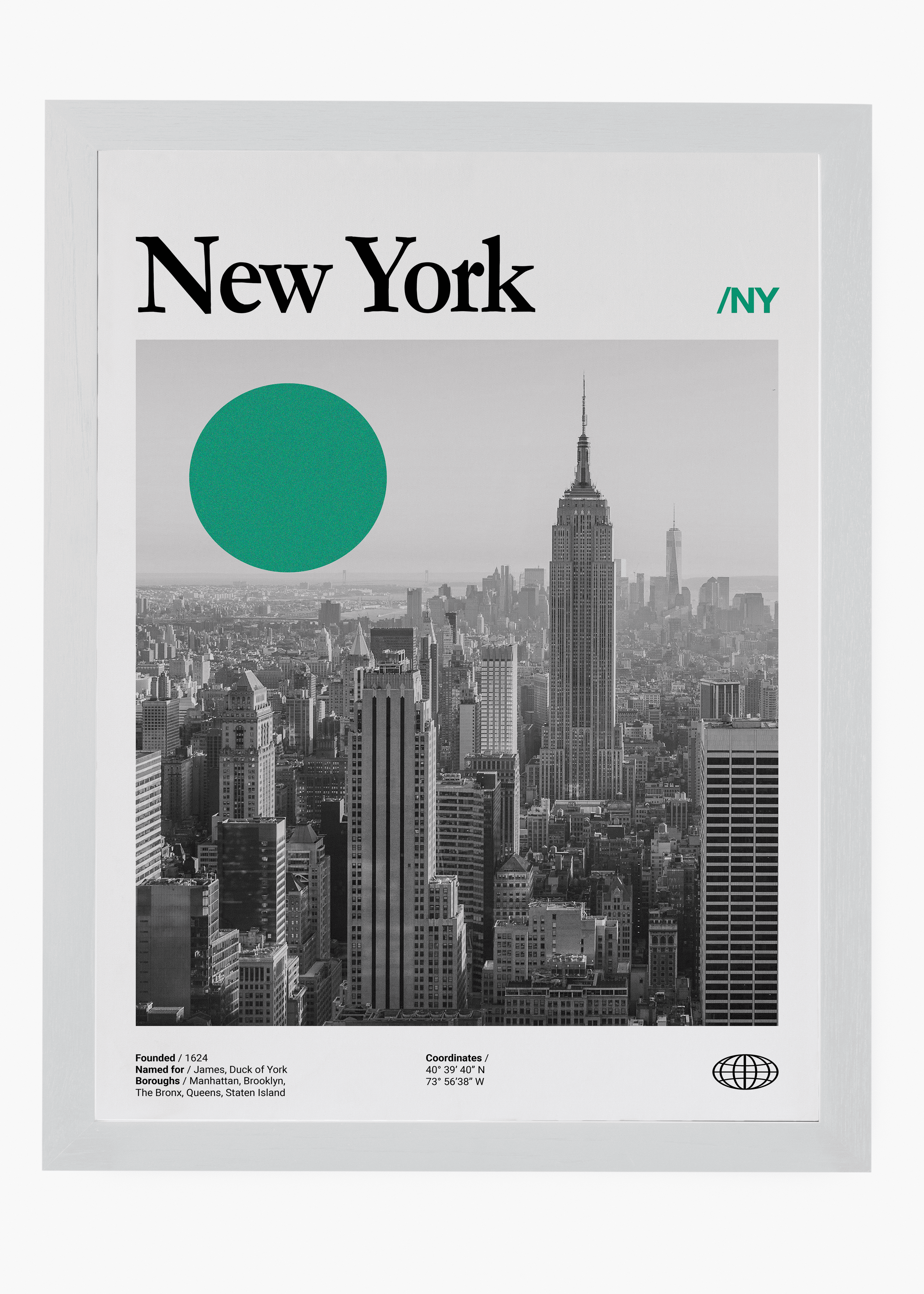 Quadro decorativo Nova York City — arte de cidade para parede | Cübe Quadros