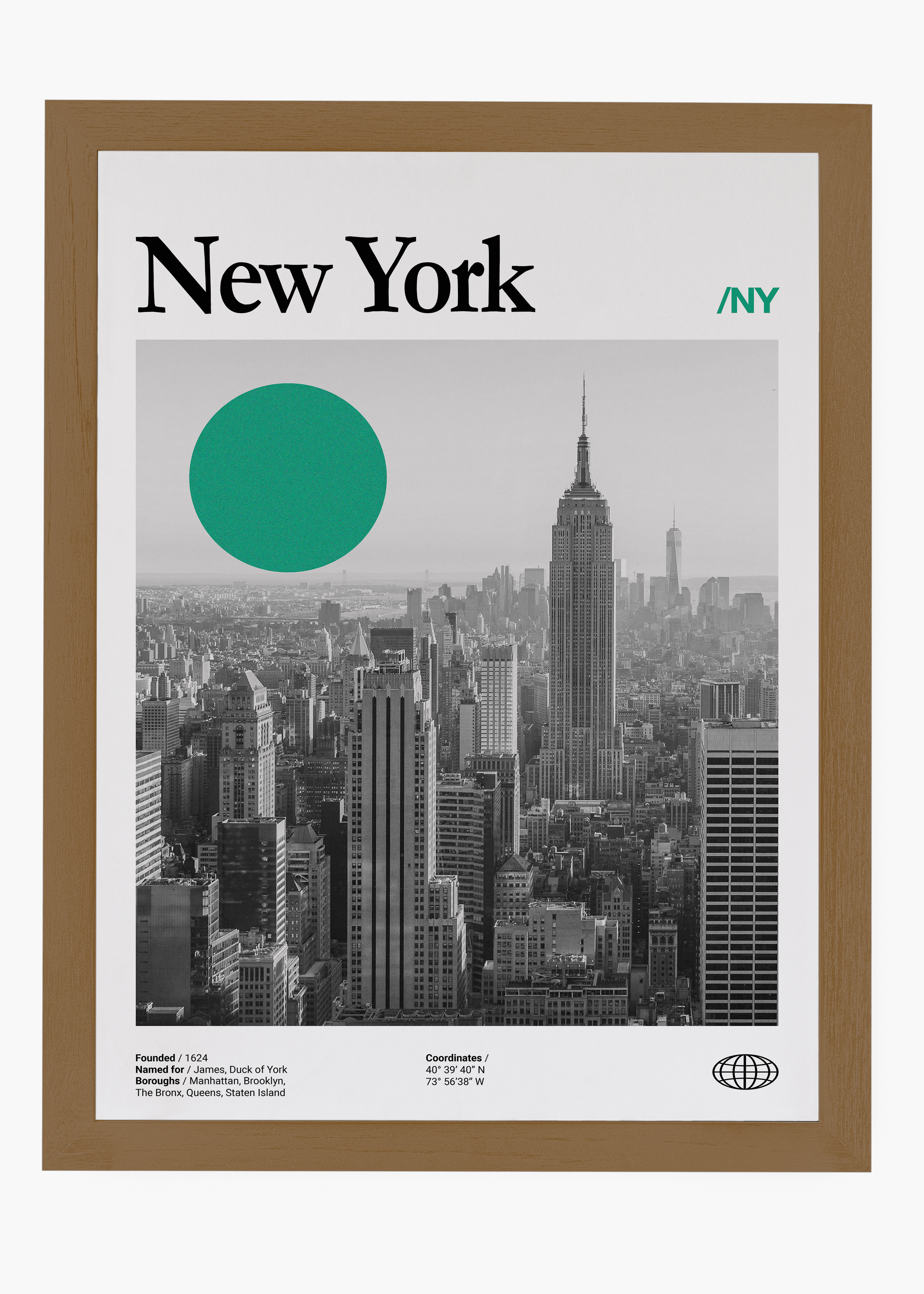 Quadro decorativo Nova York City — arte de cidade para parede | Cübe Quadros