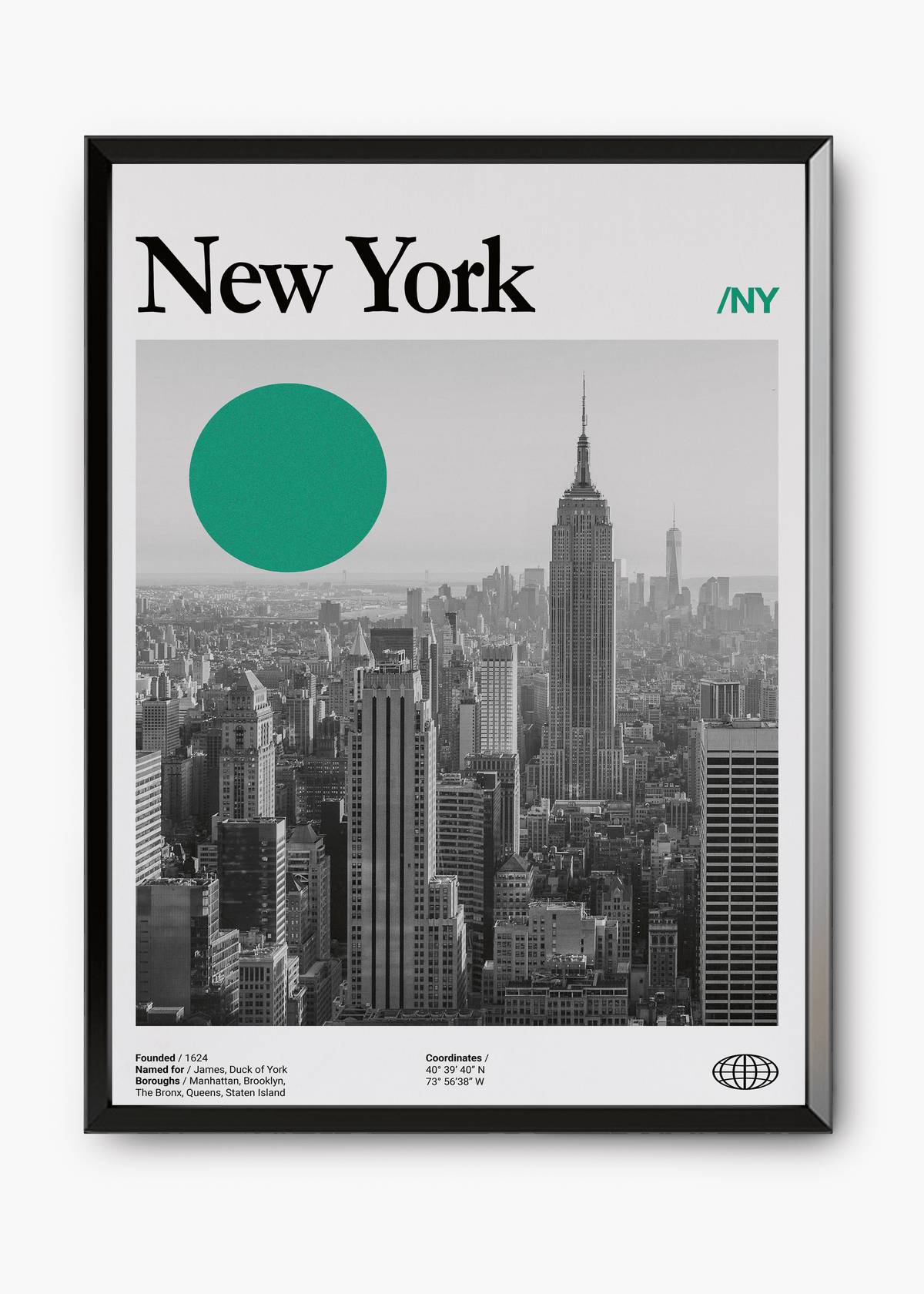 Quadro decorativo Nova York City — arte de cidade para parede | Cübe Quadros