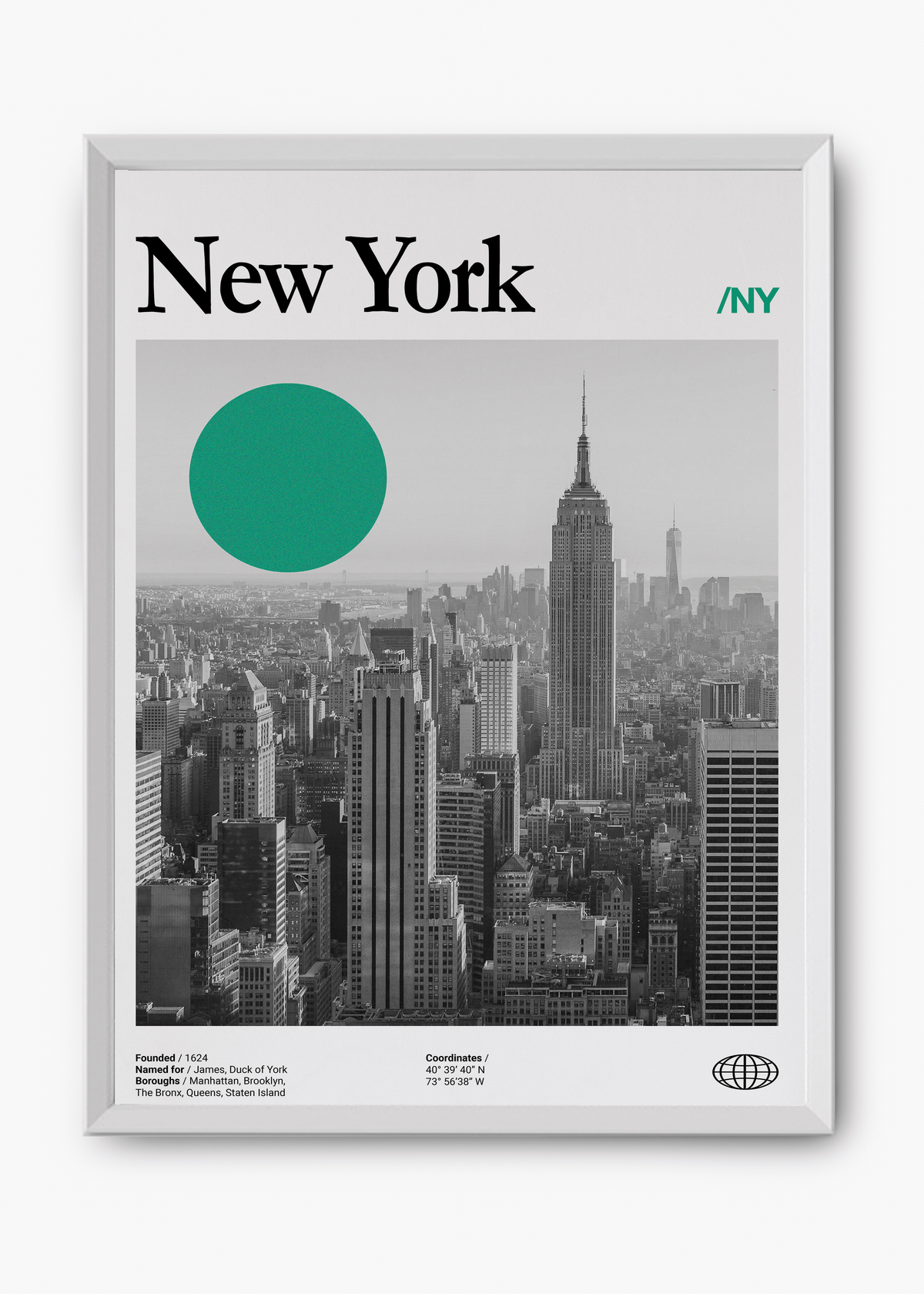 Quadro decorativo Nova York City — arte de cidade para parede | Cübe Quadros