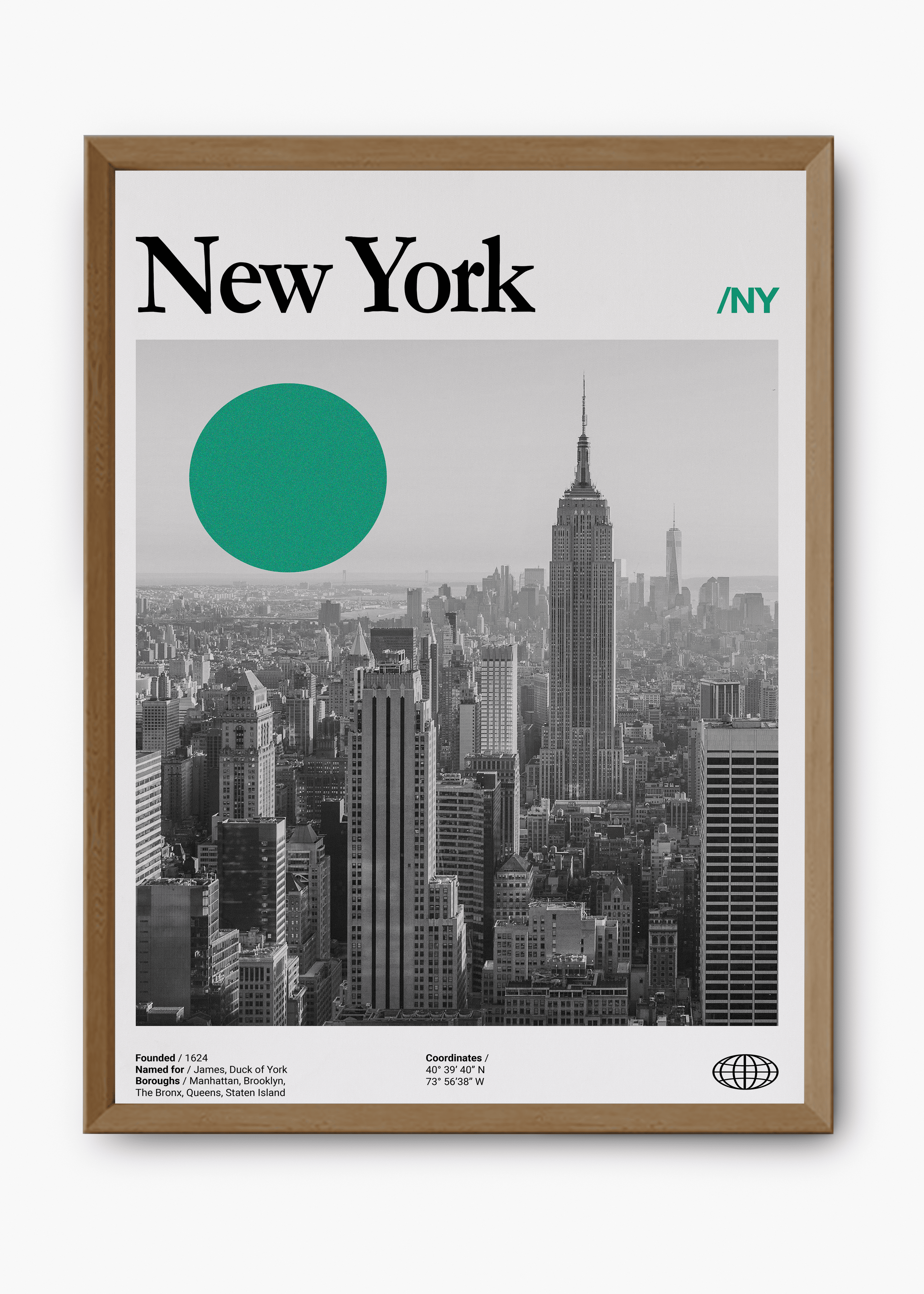 Quadro decorativo Nova York City — arte de cidade para parede | Cübe Quadros
