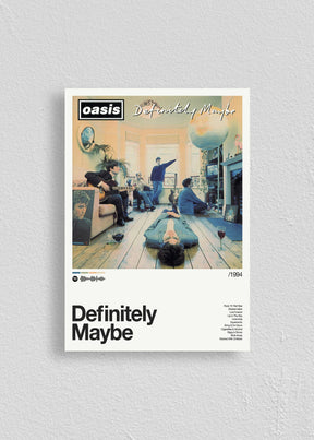 Quadro Oasis Definitely Maybe