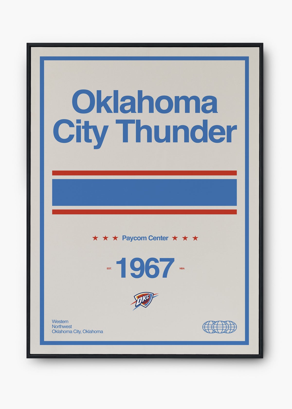 Quadro NBA Oklahoma City Thunder