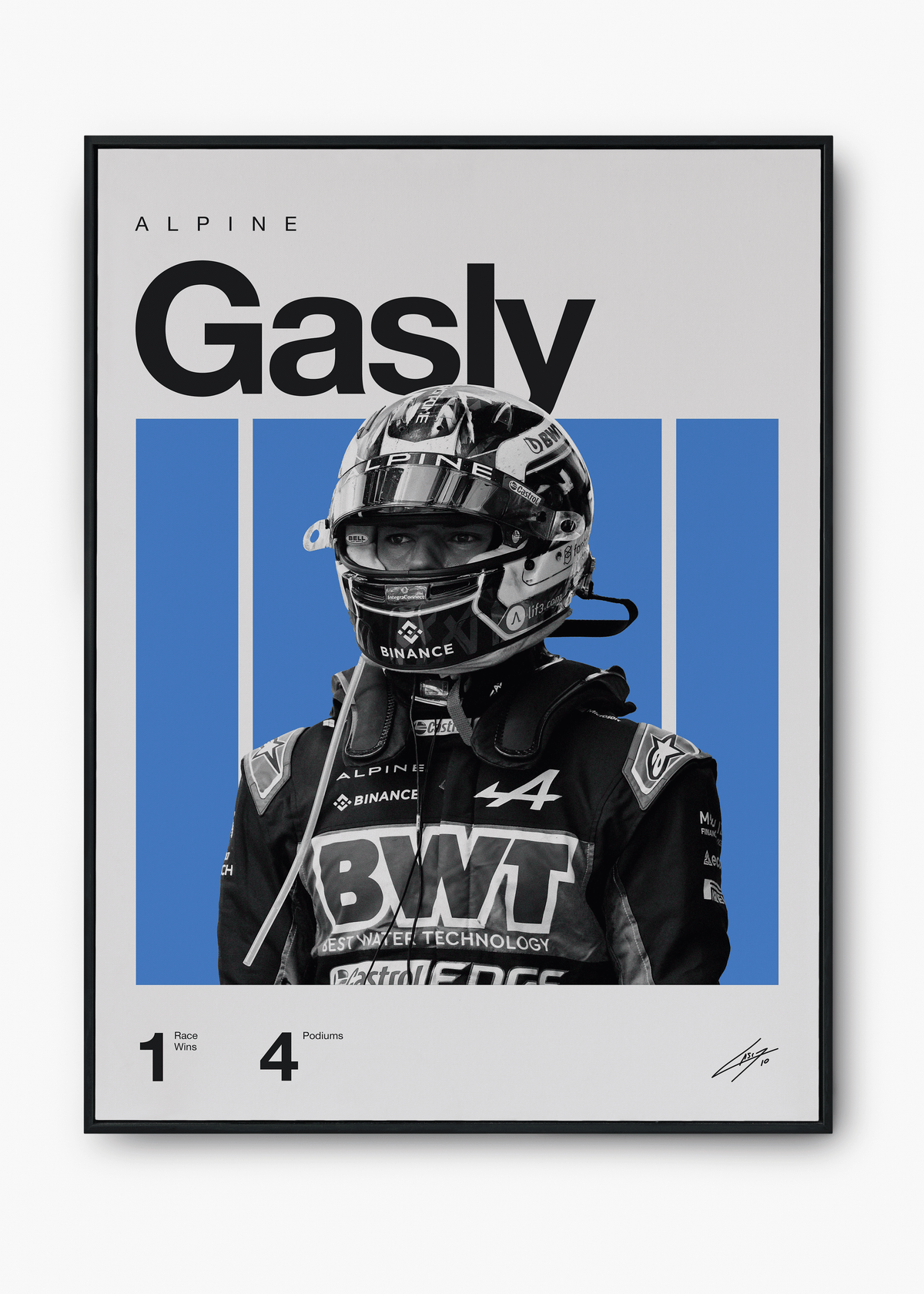 Quadro Pierre Gasly F1