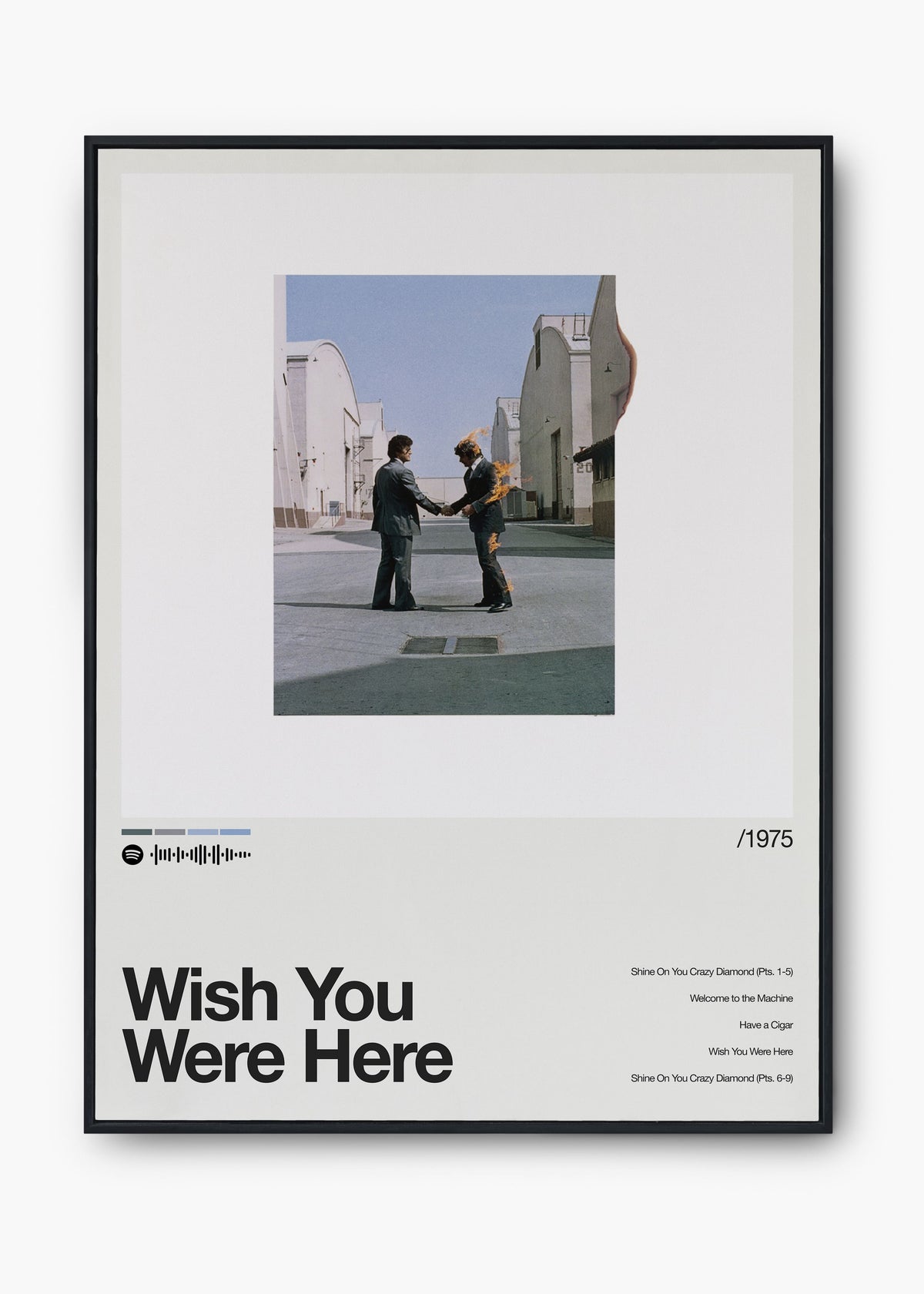 Quadro Pink Floyd Wish You Were Here
