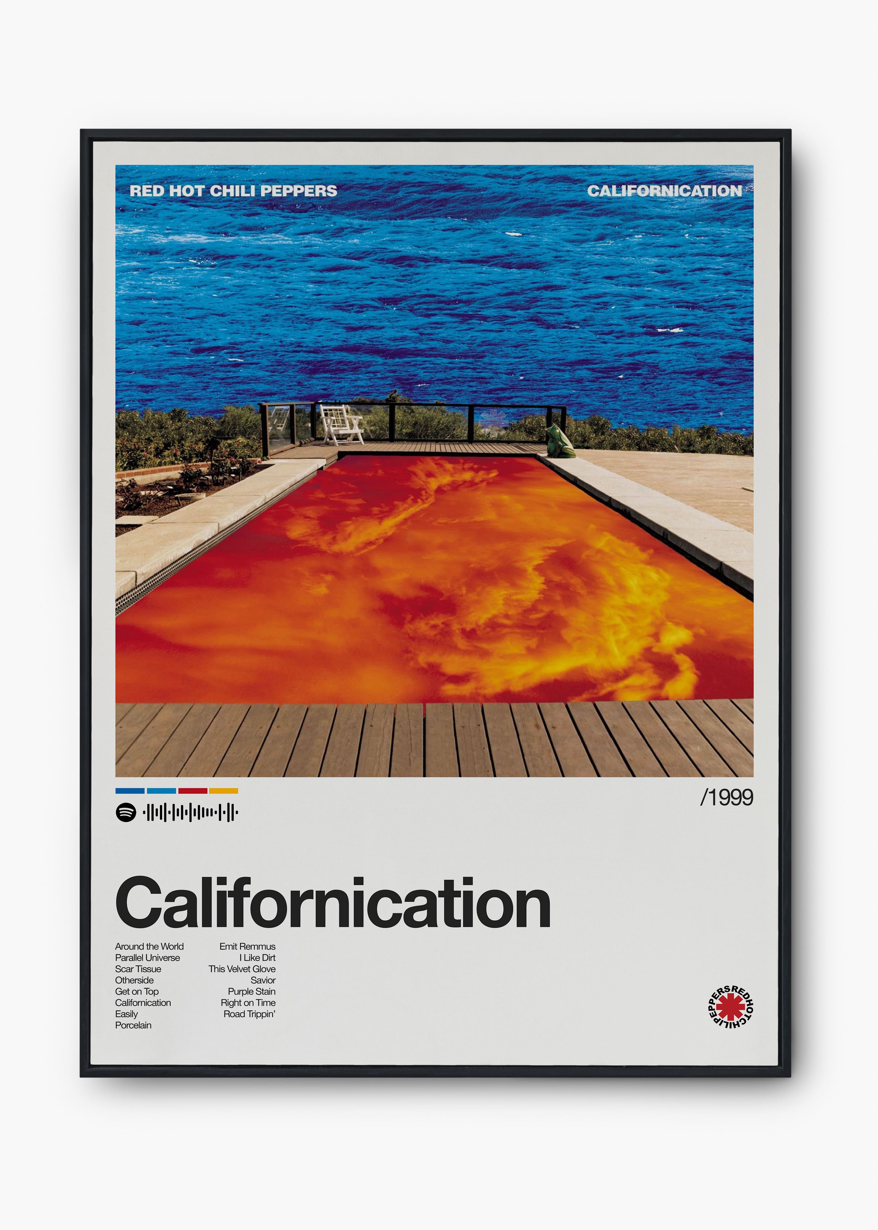 Quadro Californication Red Hot Chili Peppers 1