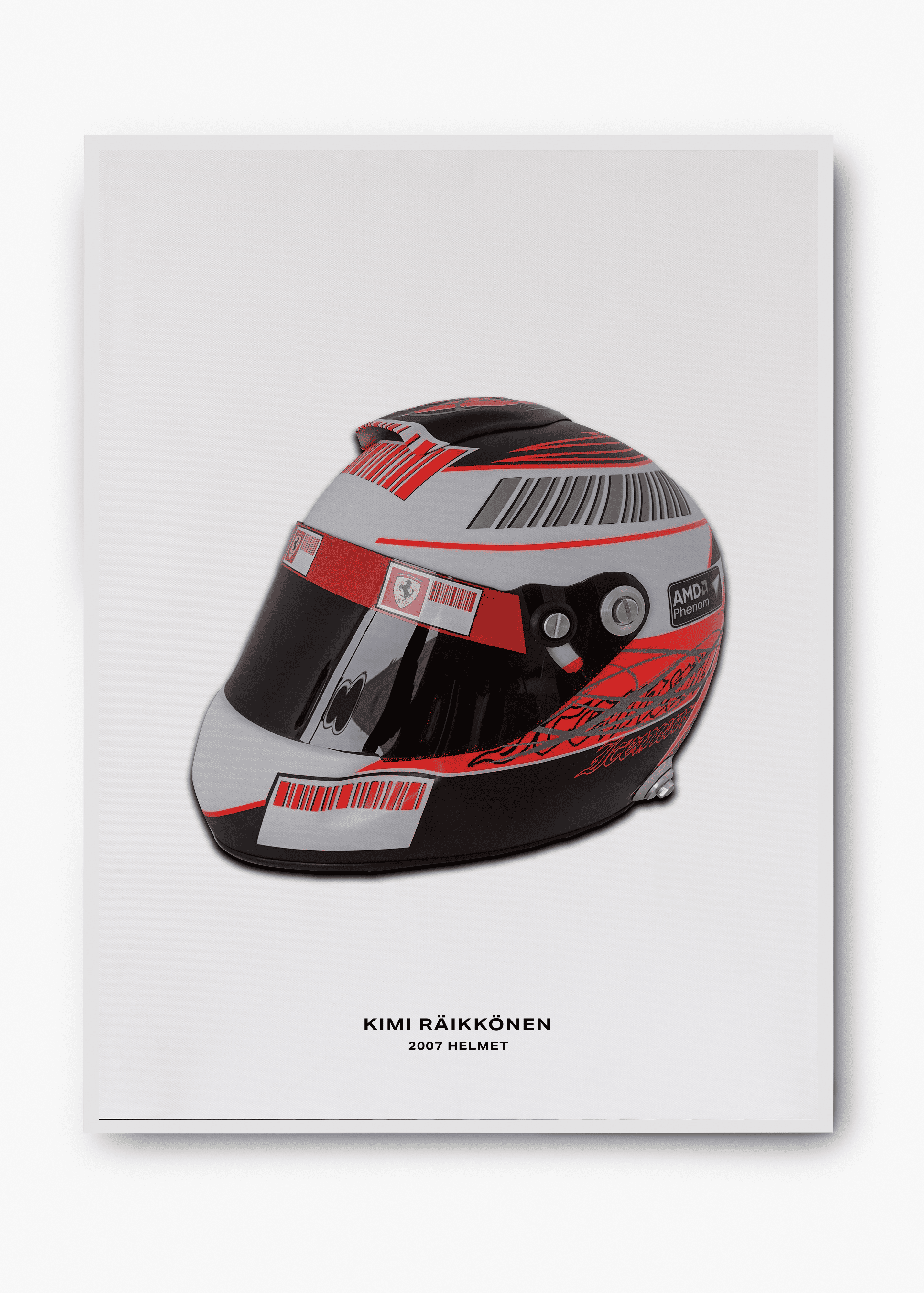 Quadro Kimi Raikkonen 2007