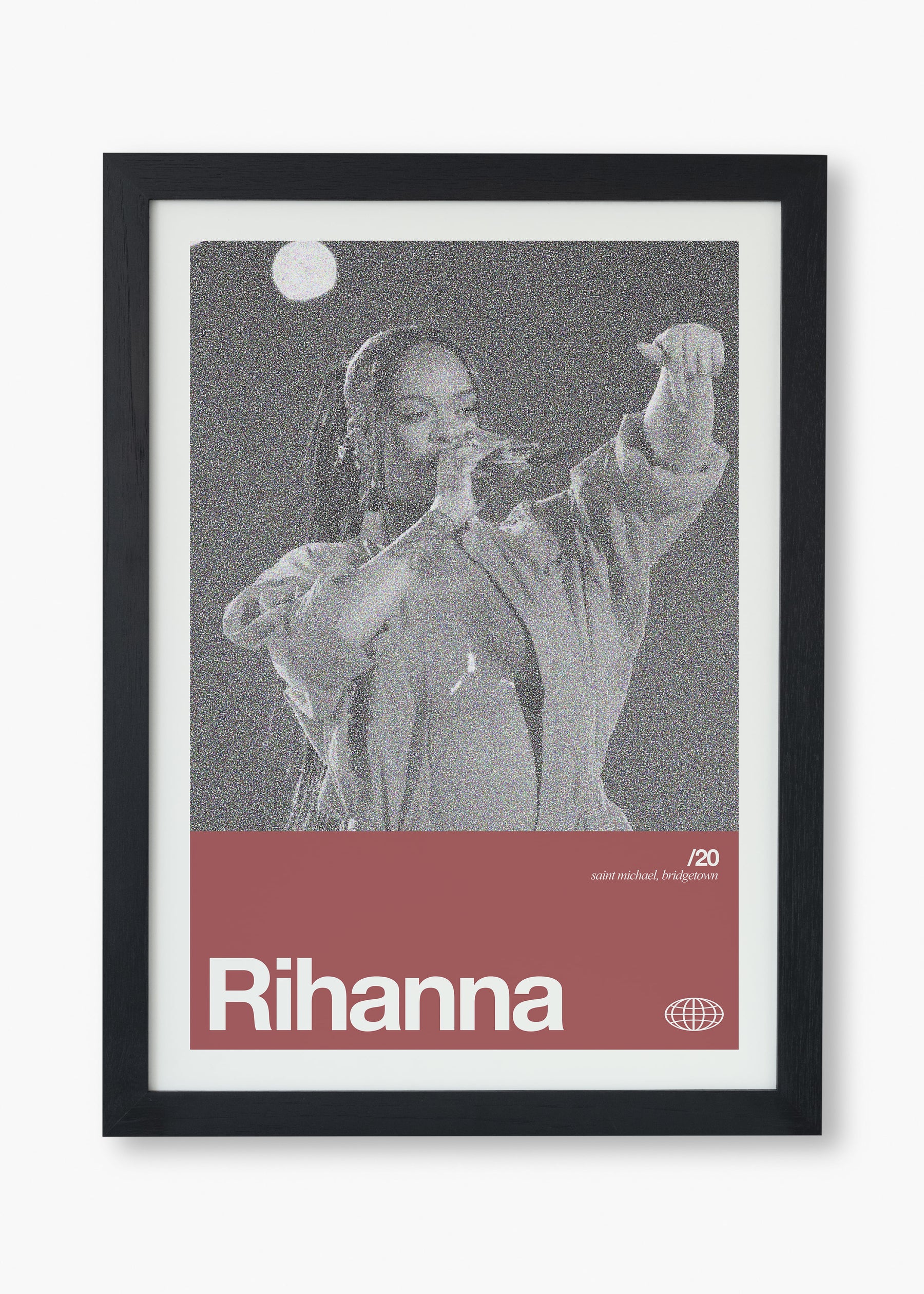 Quadro Rihanna Silver