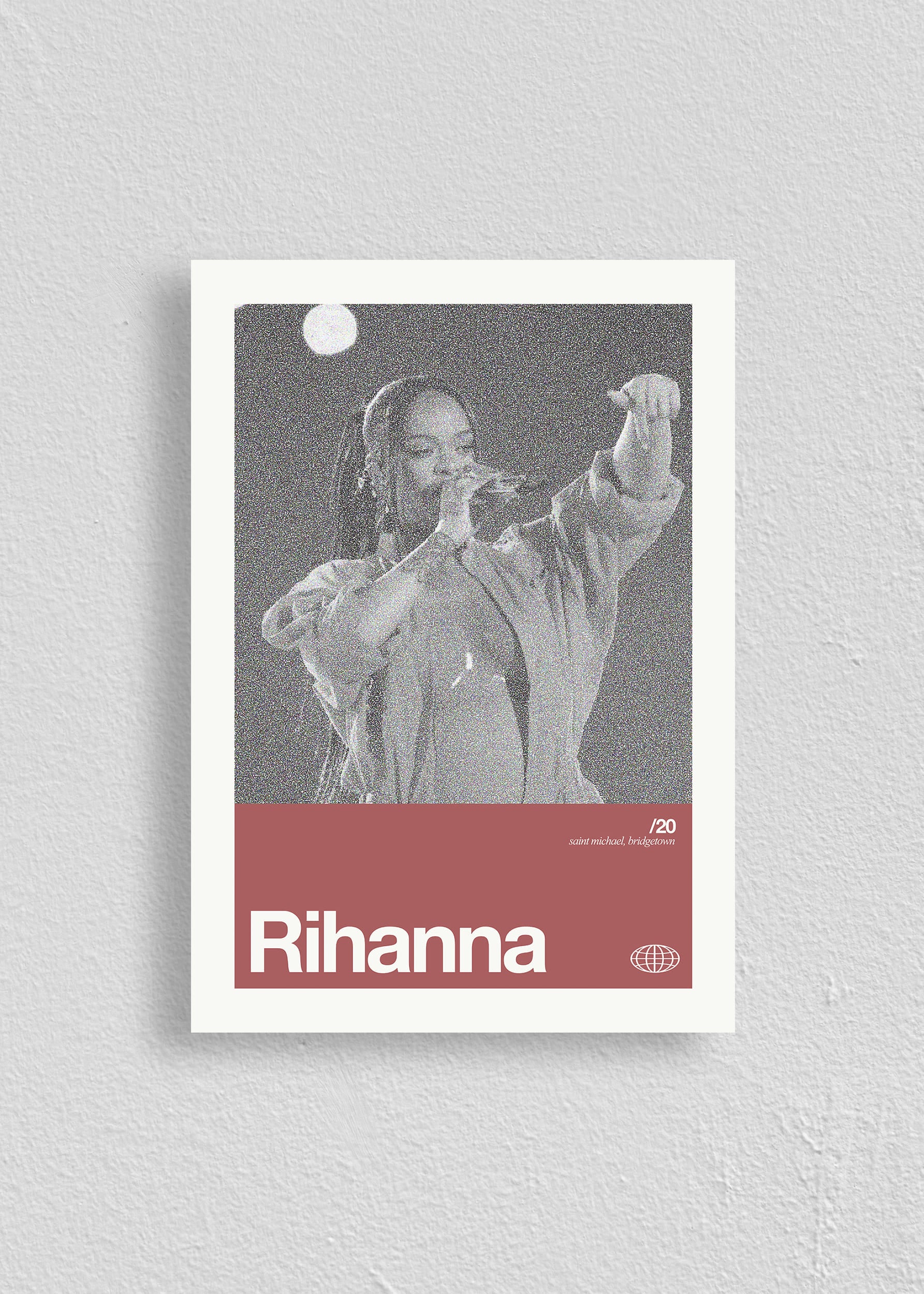 Quadro Rihanna Silver