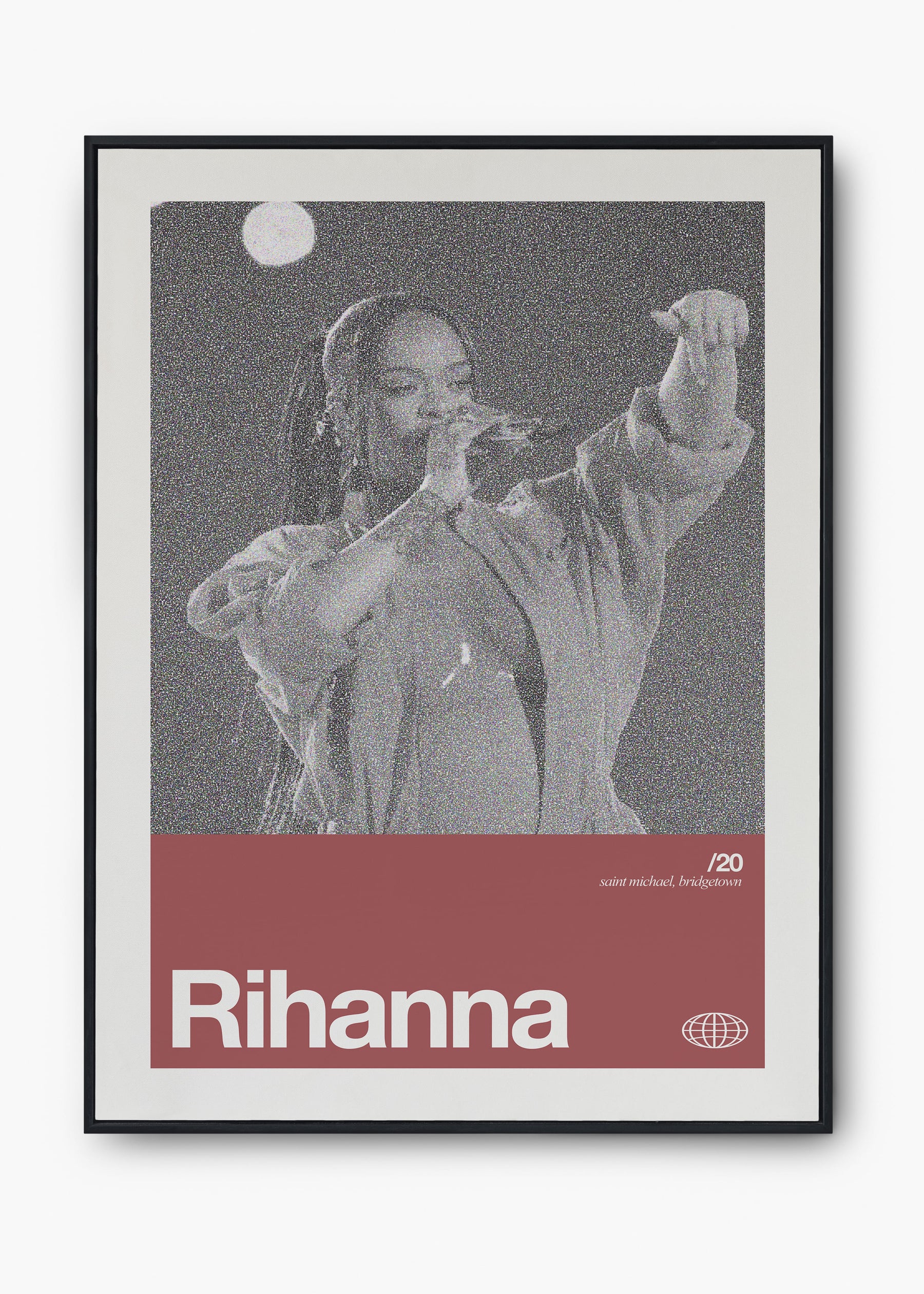 Quadro Rihanna Silver