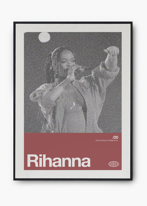 Quadro Rihanna Silver