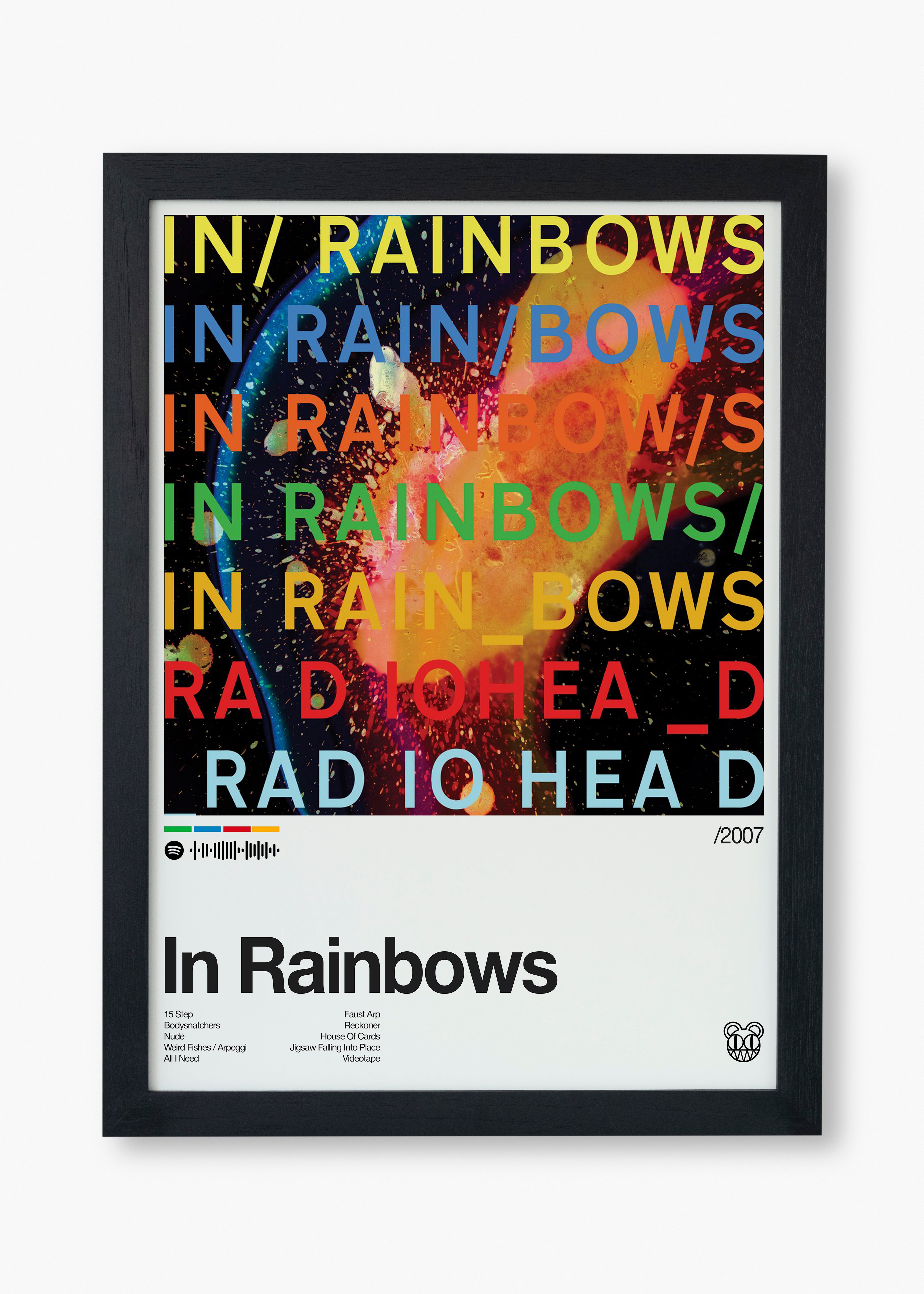 Quadro RadioHead In Rainbows