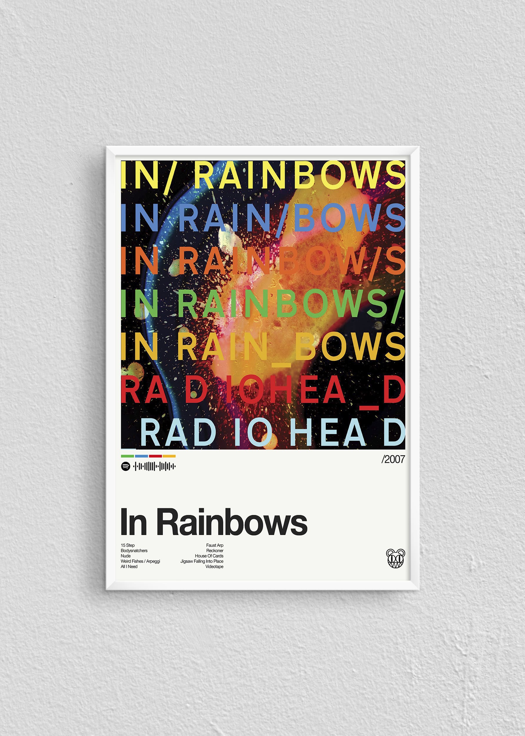 Quadro RadioHead In Rainbows