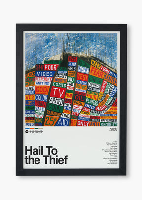 Quadro Radiohead Hail to the Thief