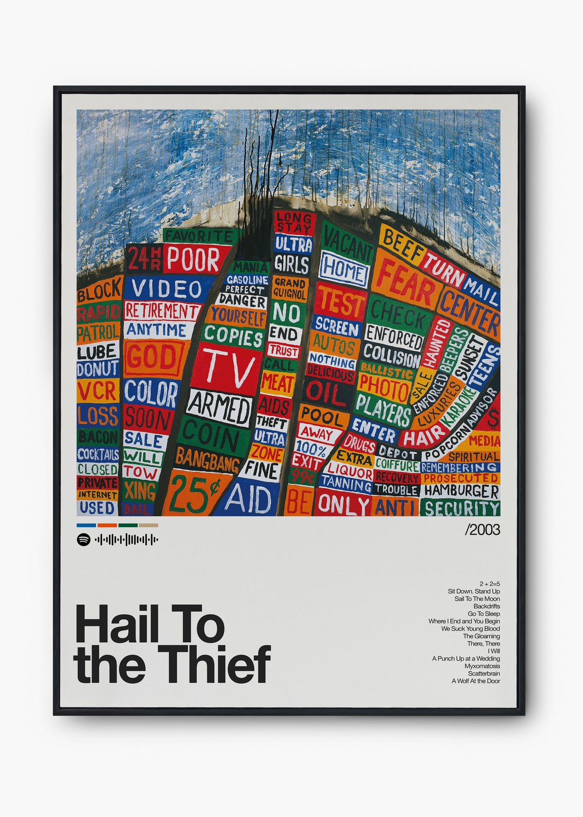 Quadro Radiohead Hail to the Thief
