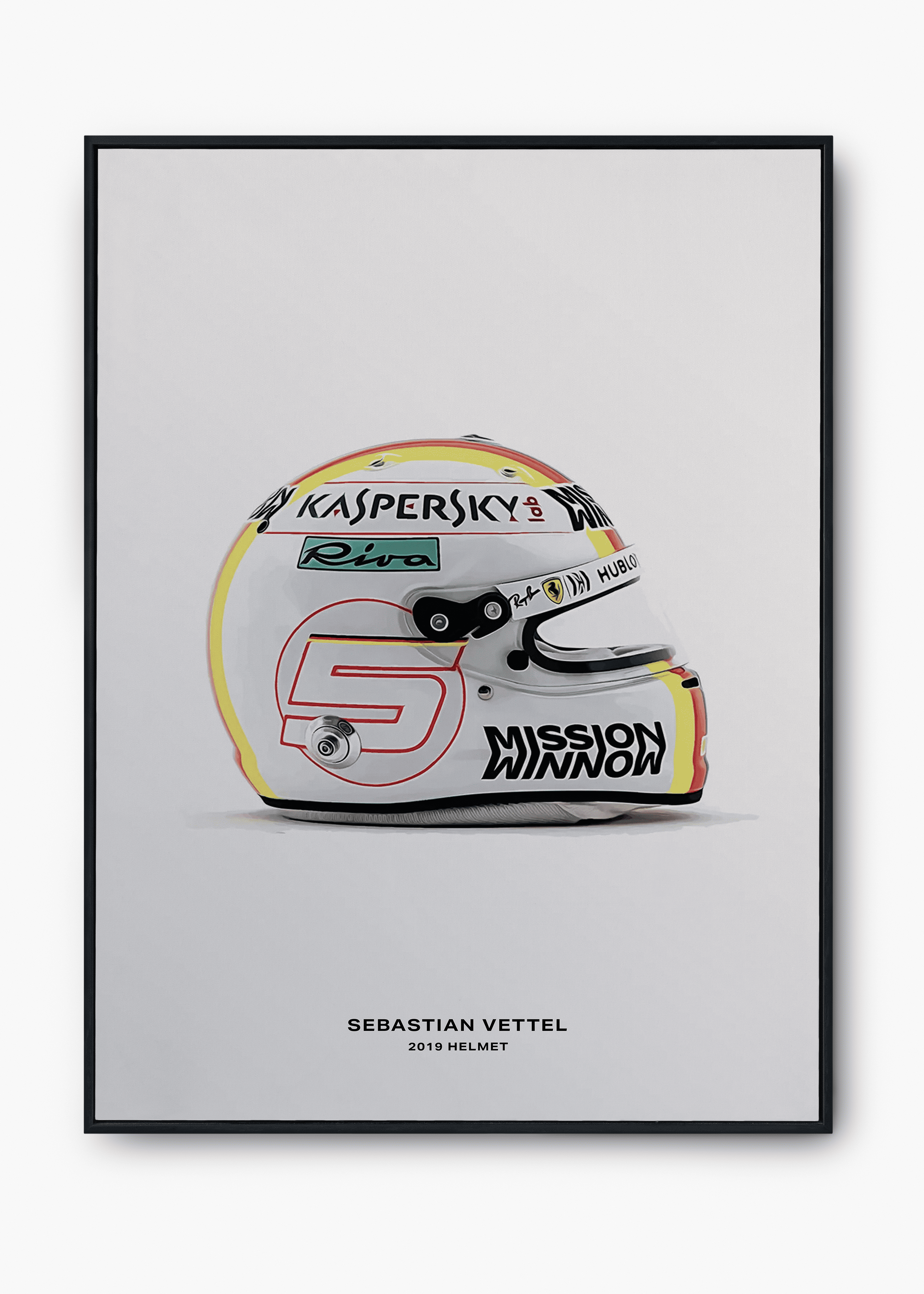 Quadro Sebastian Vettel 2019