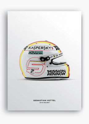 Quadro Sebastian Vettel 2019