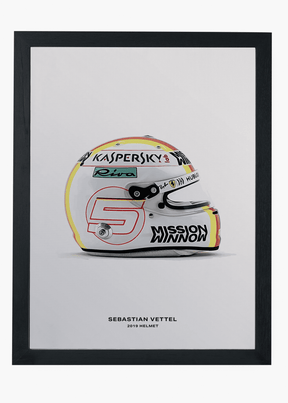 Quadro Sebastian Vettel 2019