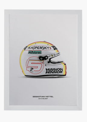 Quadro Sebastian Vettel 2019