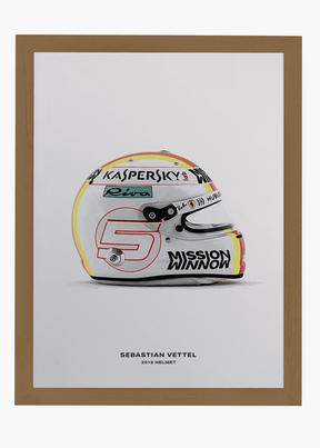 Quadro Sebastian Vettel 2019