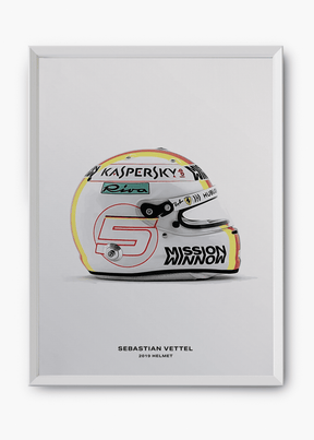 Quadro Sebastian Vettel 2019