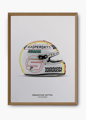 Quadro Sebastian Vettel 2019
