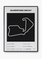 Quadro decorativo Silverstone Black — arte de automobilismo para parede | Cübe Quadros