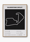 Quadro decorativo Silverstone Black — arte de automobilismo para parede | Cübe Quadros