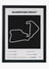 Quadro decorativo Silverstone Black — arte de automobilismo para parede | Cübe Quadros