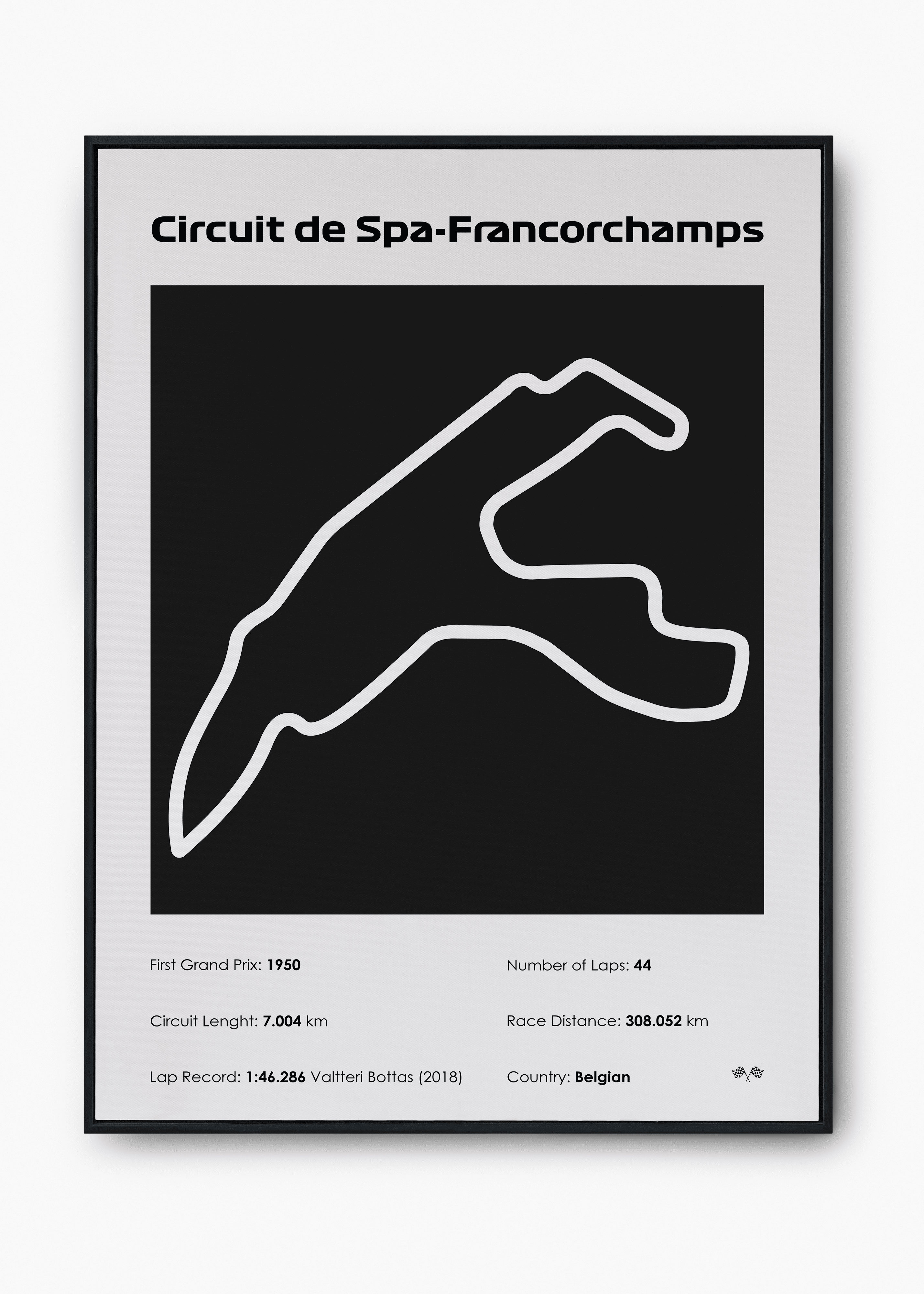 Quadro Spa-Francorchamps Black