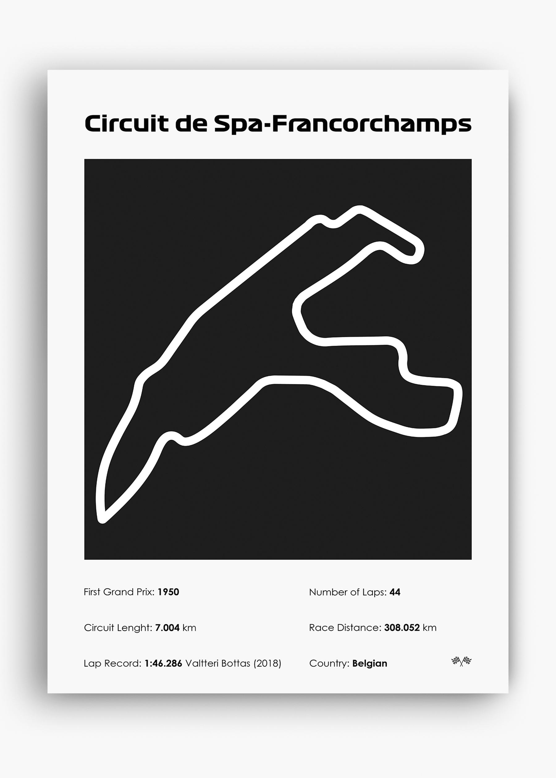 Quadro Spa-Francorchamps Black