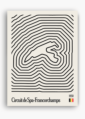Quadro Spa-Francorchamps Mosaic