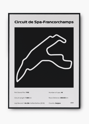 Quadro Spa-Francorchamps Black