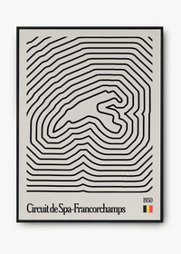 Quadro Spa-Francorchamps Mosaic